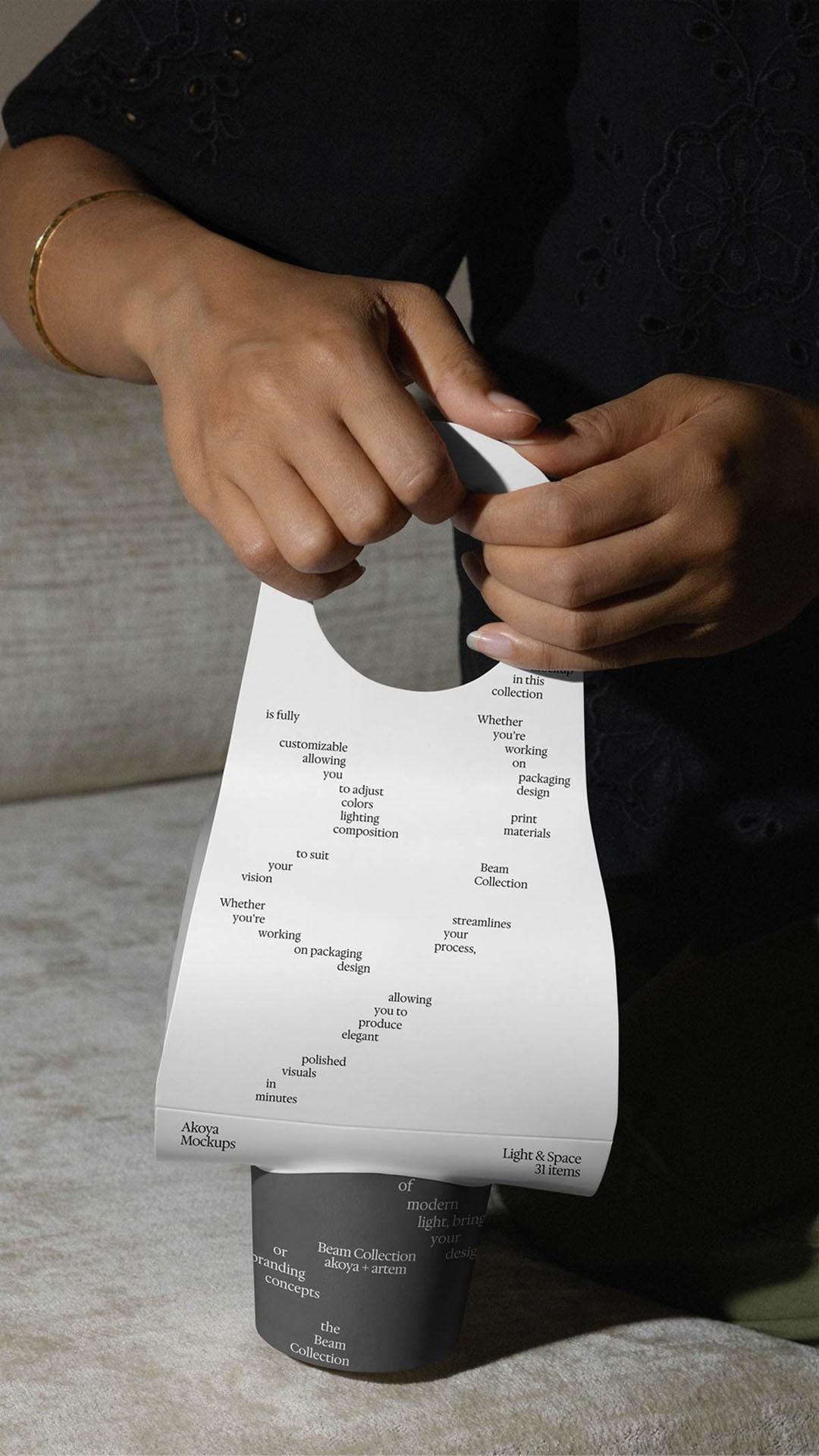 Coffee Holder Mockup 04 Akoya Mockups