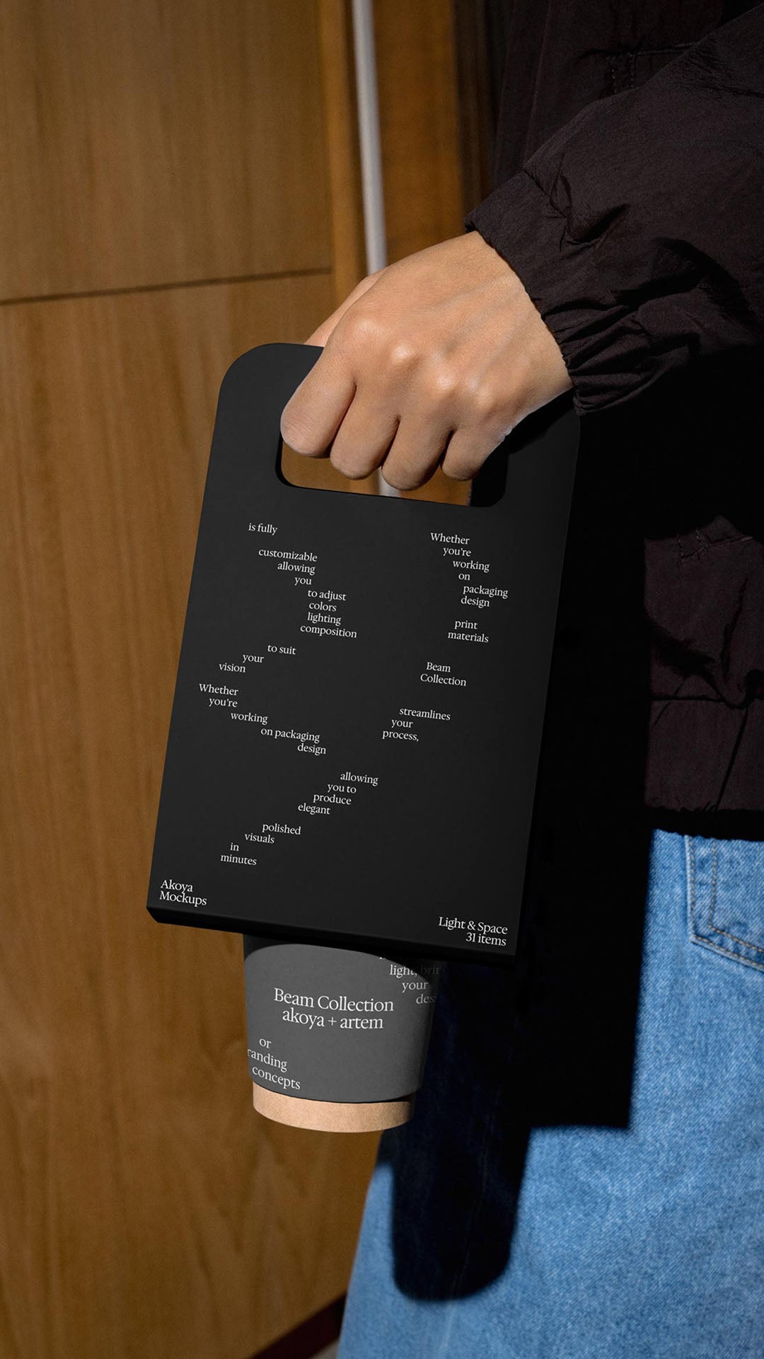 Coffee Holder Mockup 05 Akoya Mockups