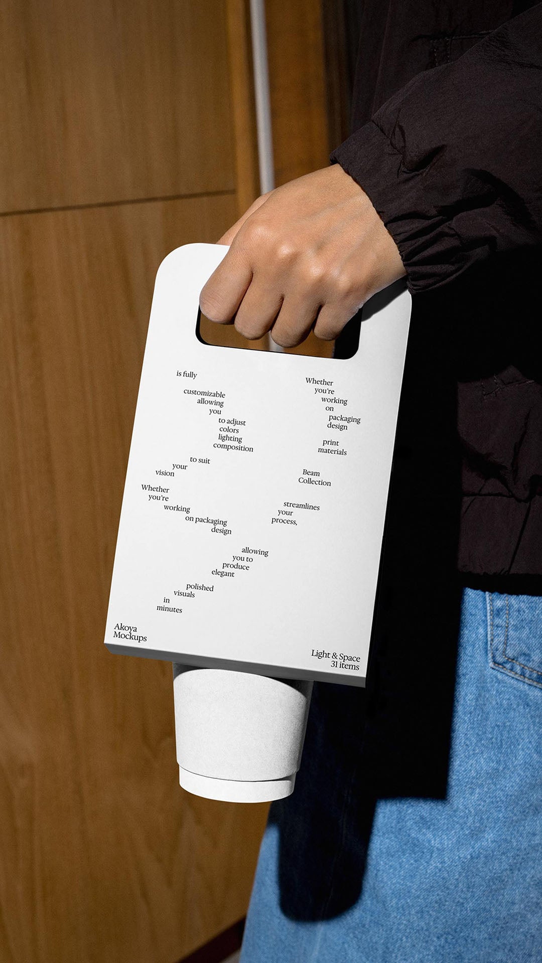 Coffee Holder Mockup 05 Akoya Mockups