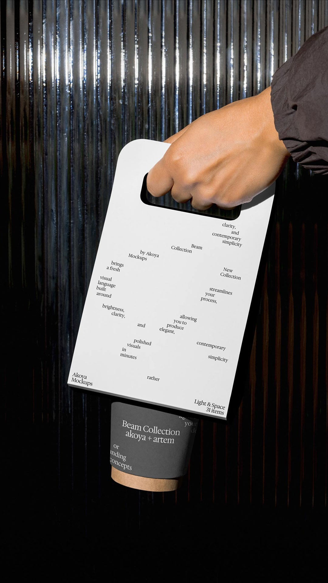 Coffee Holder Mockup 06 Akoya Mockups