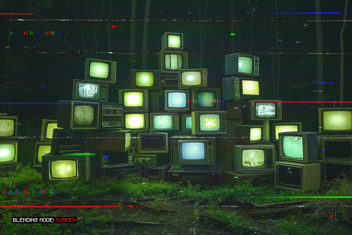 CRT Glitch Textures Collection Pixelbuddha