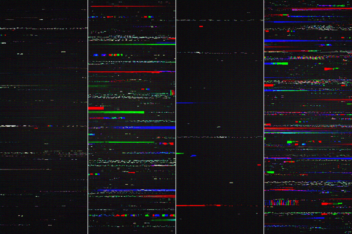 CRT Glitch Textures Collection Pixelbuddha