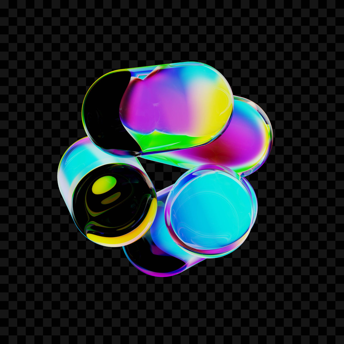 Capsules Asset Pack (Vol.2) Glass Abstract PNGs Jason Santos