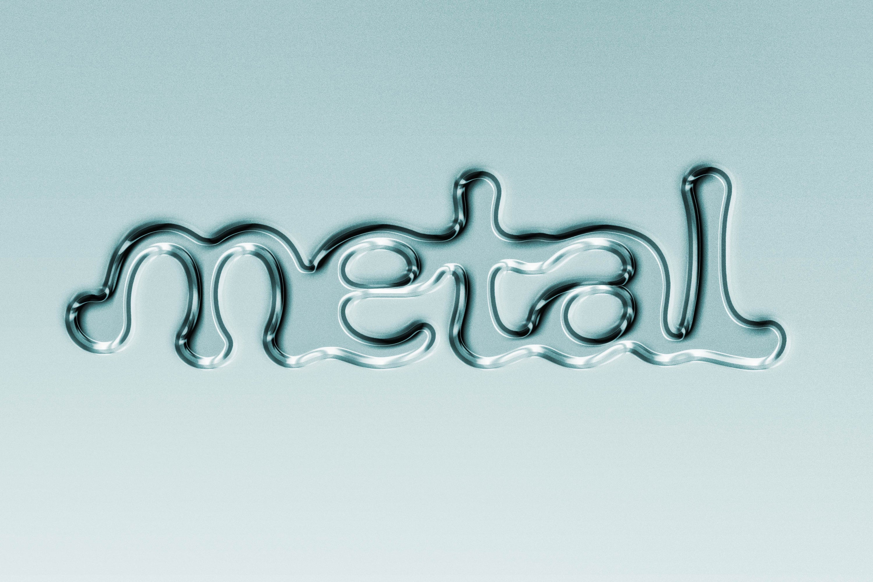 Chrome & Liquid Metal Text Effect Pixelbuddha