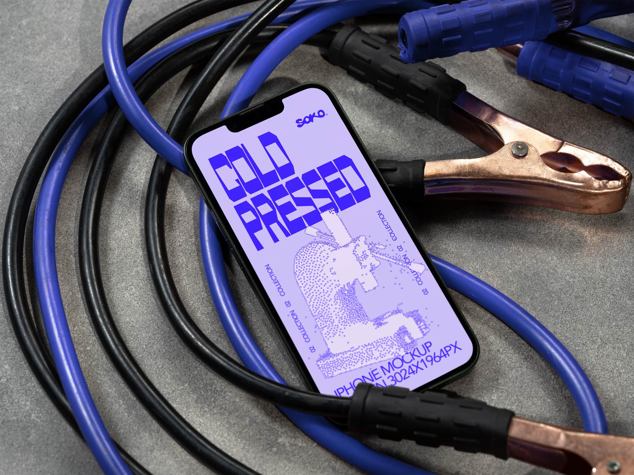 Cold Pressed 18 iPhone Mockup SOKO