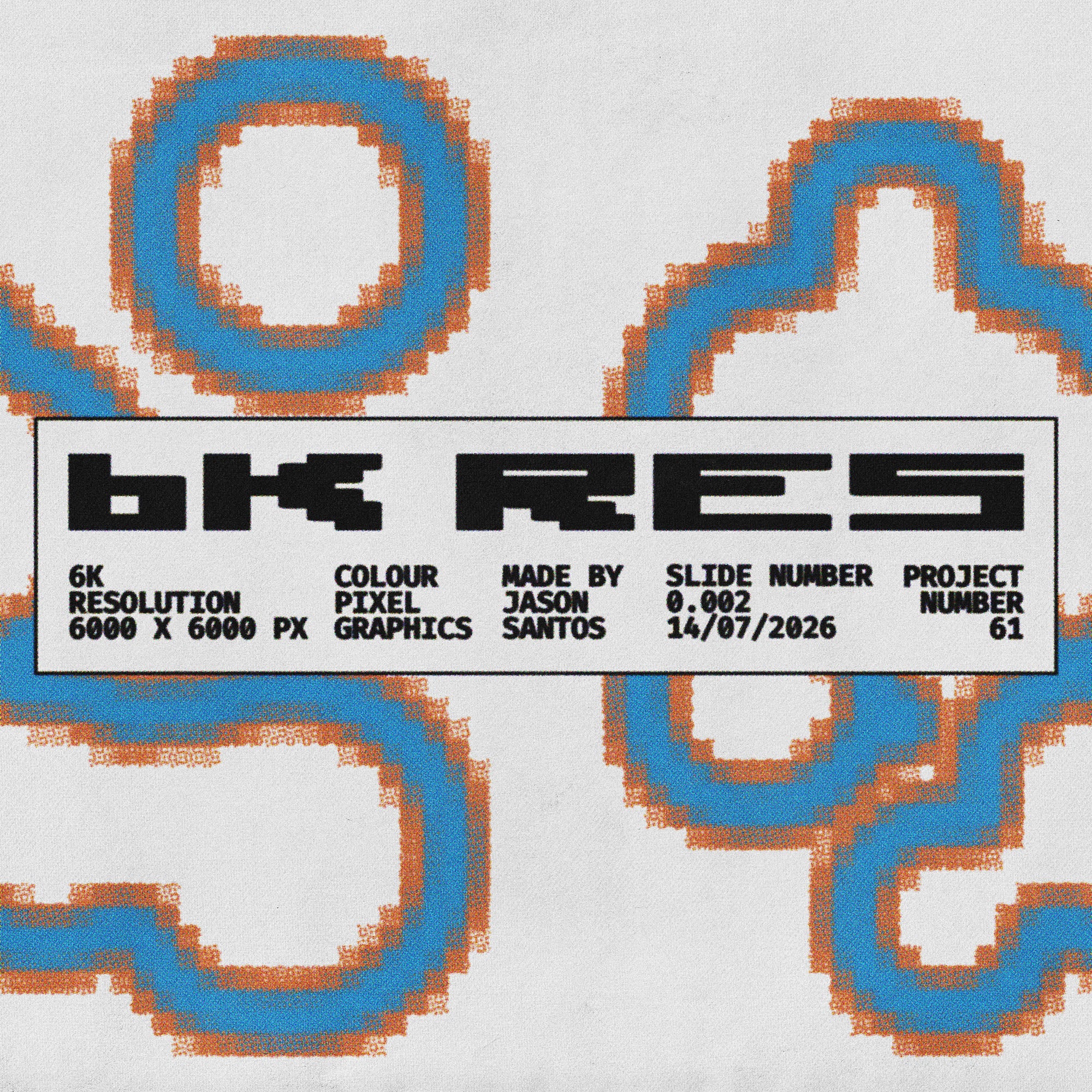 Colour Pixels (Vol.4) Organic Blob Graphic Assets Jason Santos