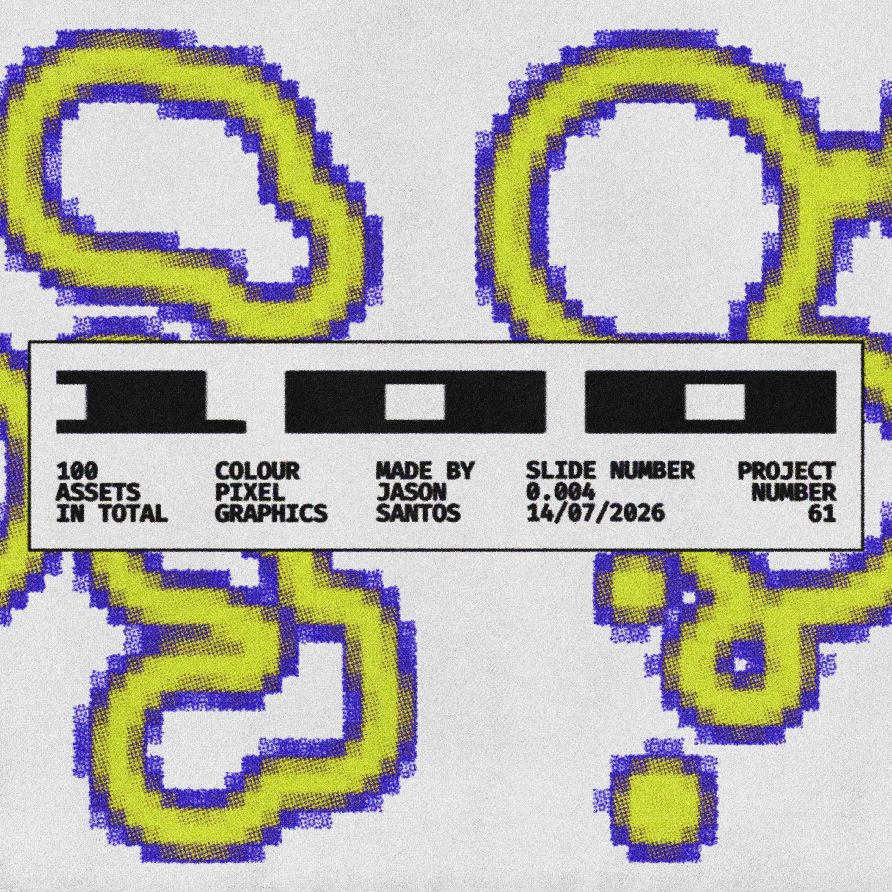 Colour Pixels (Vol.4) Organic Blob Graphic Assets Jason Santos