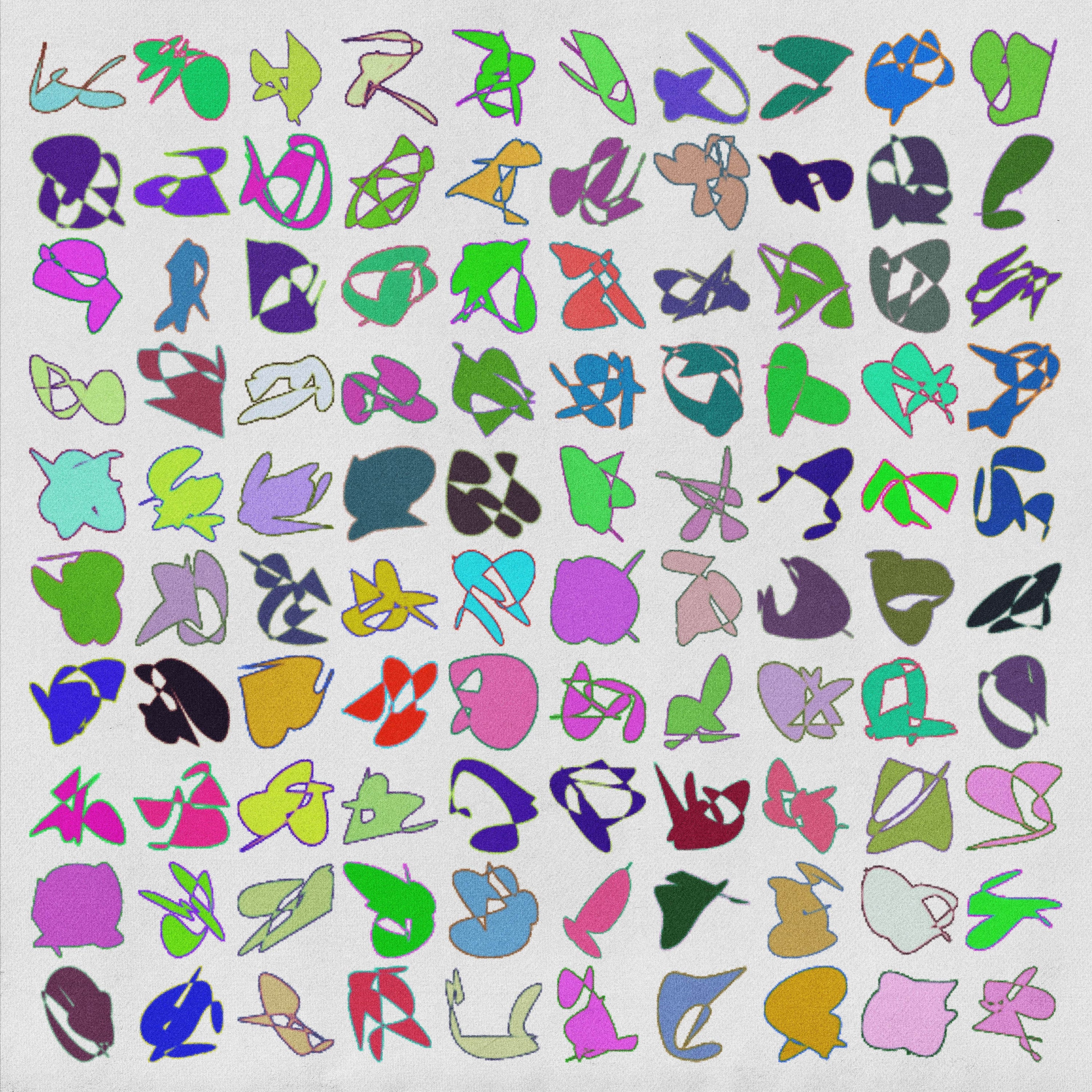 Colour Pixels (Vol.5) Organic Abstract Graphics Jason Santos