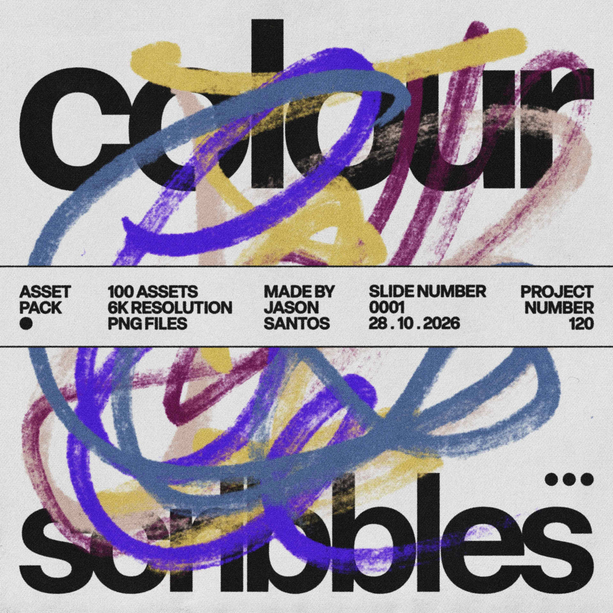 Colour Scribbles Asset Pack Jason Santos
