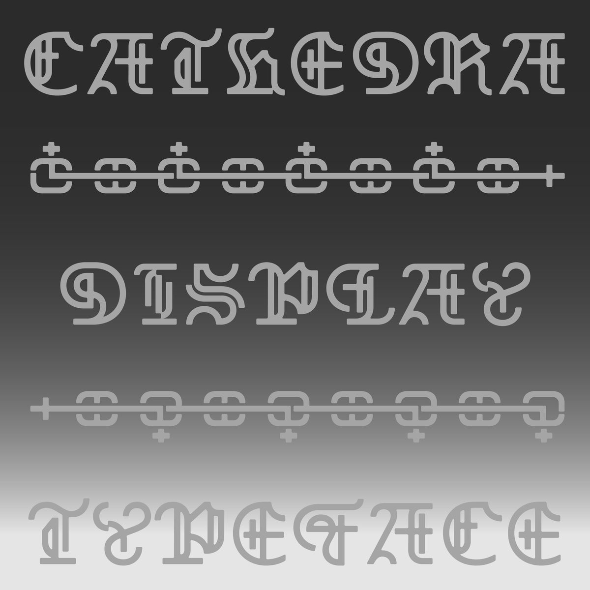 Cathedra Typeface Marialisa Giavitto