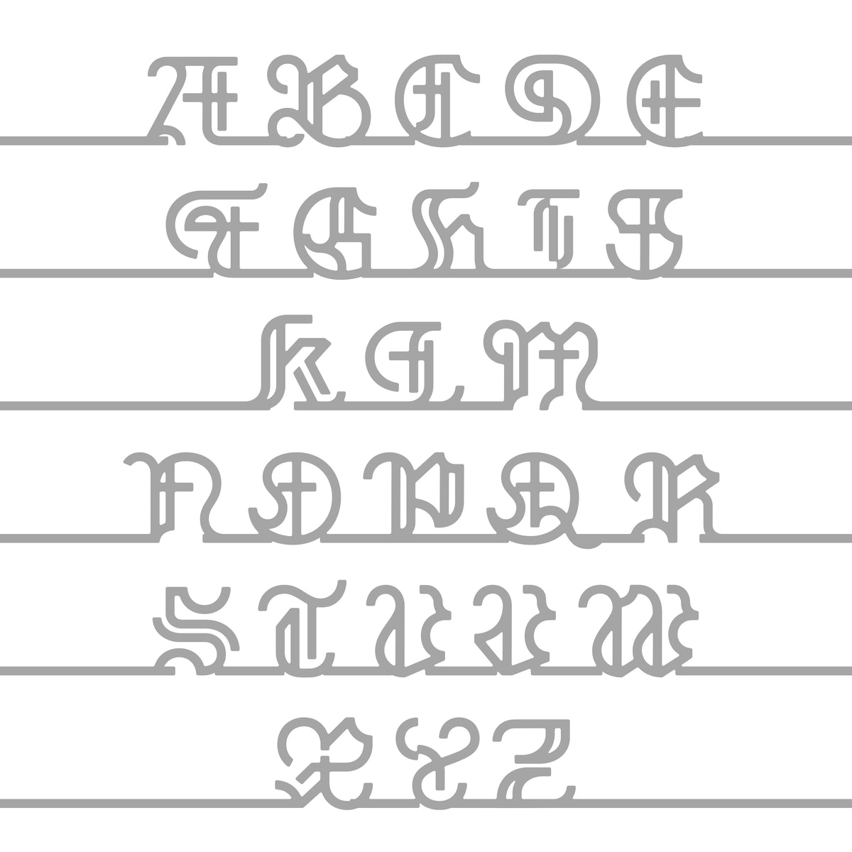 Cathedra Typeface Marialisa Giavitto