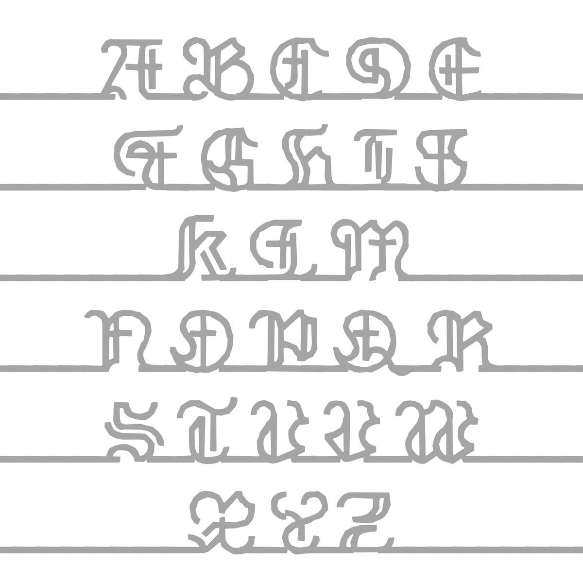 Cathedra Typeface Marialisa Giavitto