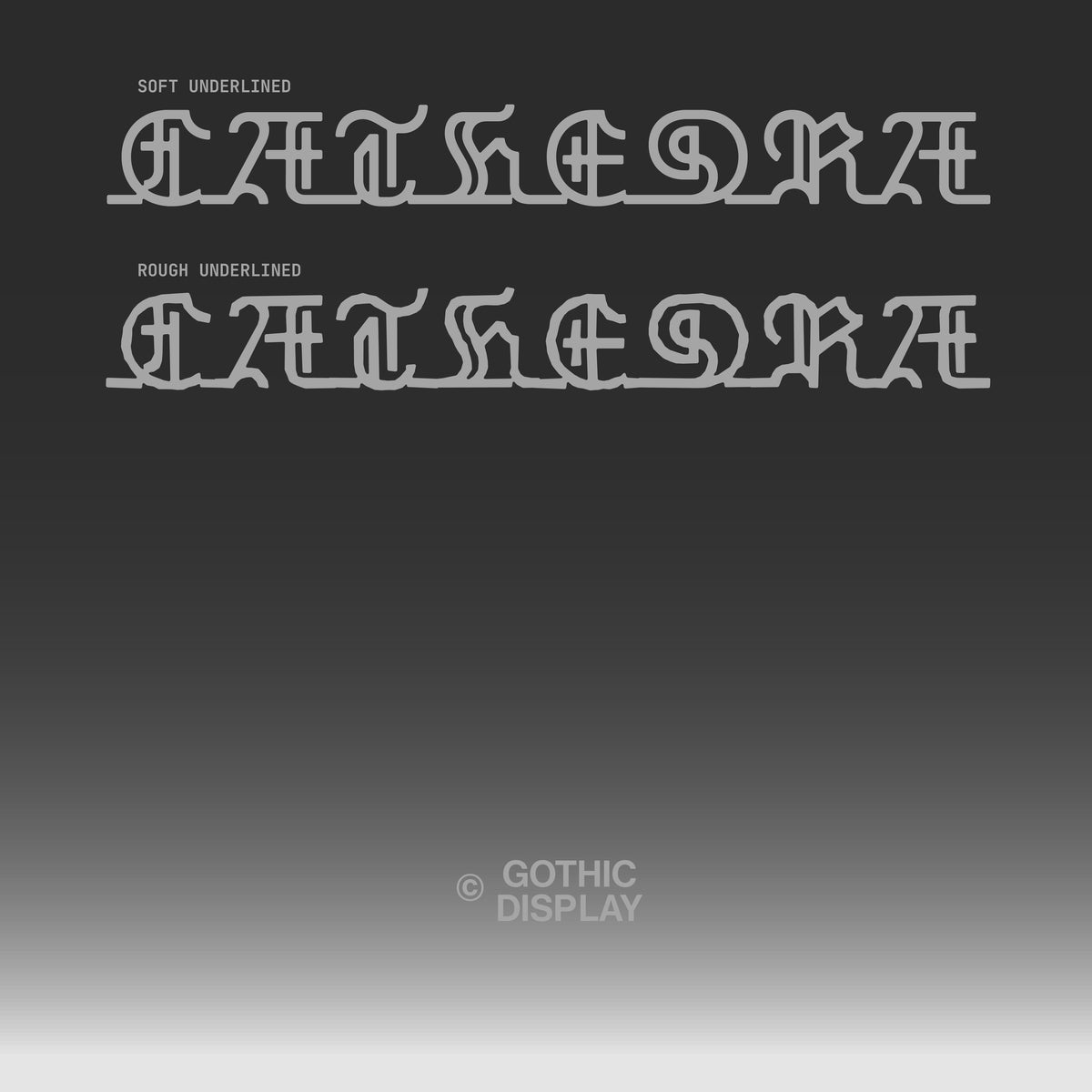 Cathedra Typeface Marialisa Giavitto