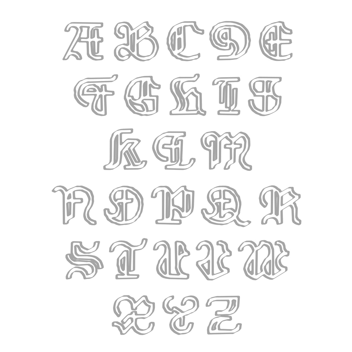 Cathedra Typeface Marialisa Giavitto