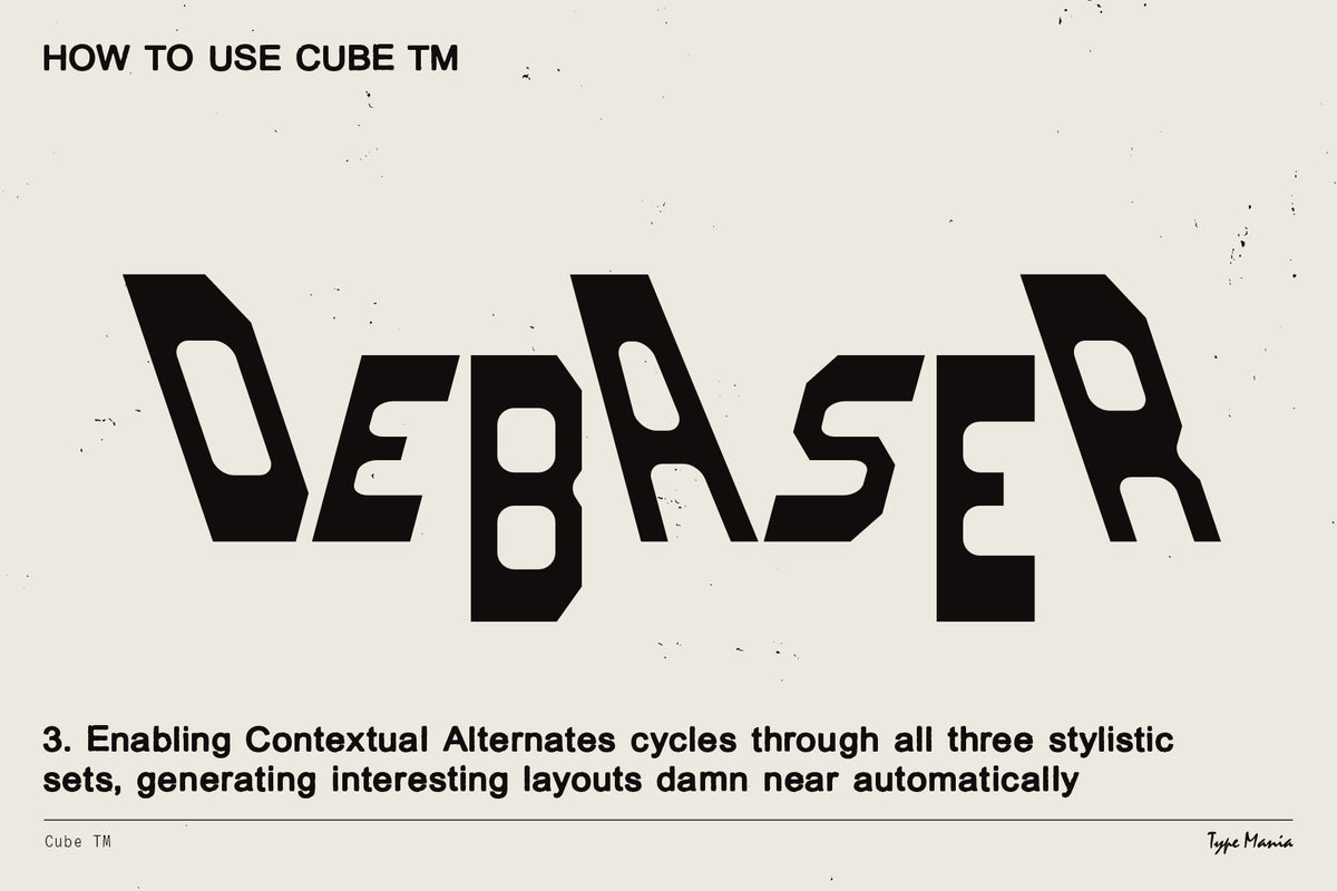 Cube TM Type Mania