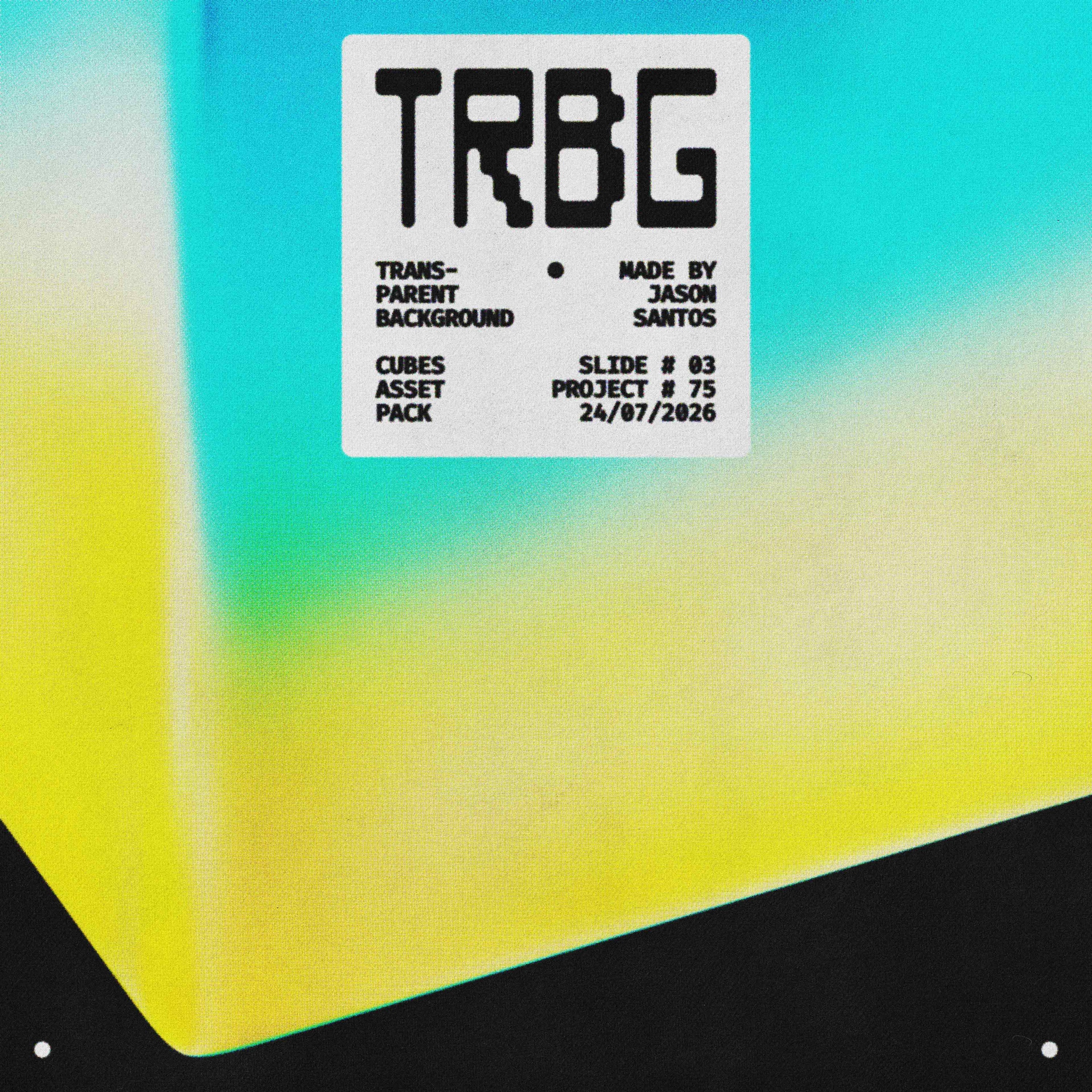 Cubes Pack (Vol.1) Holographic 3D Cube Graphics Jason Santos