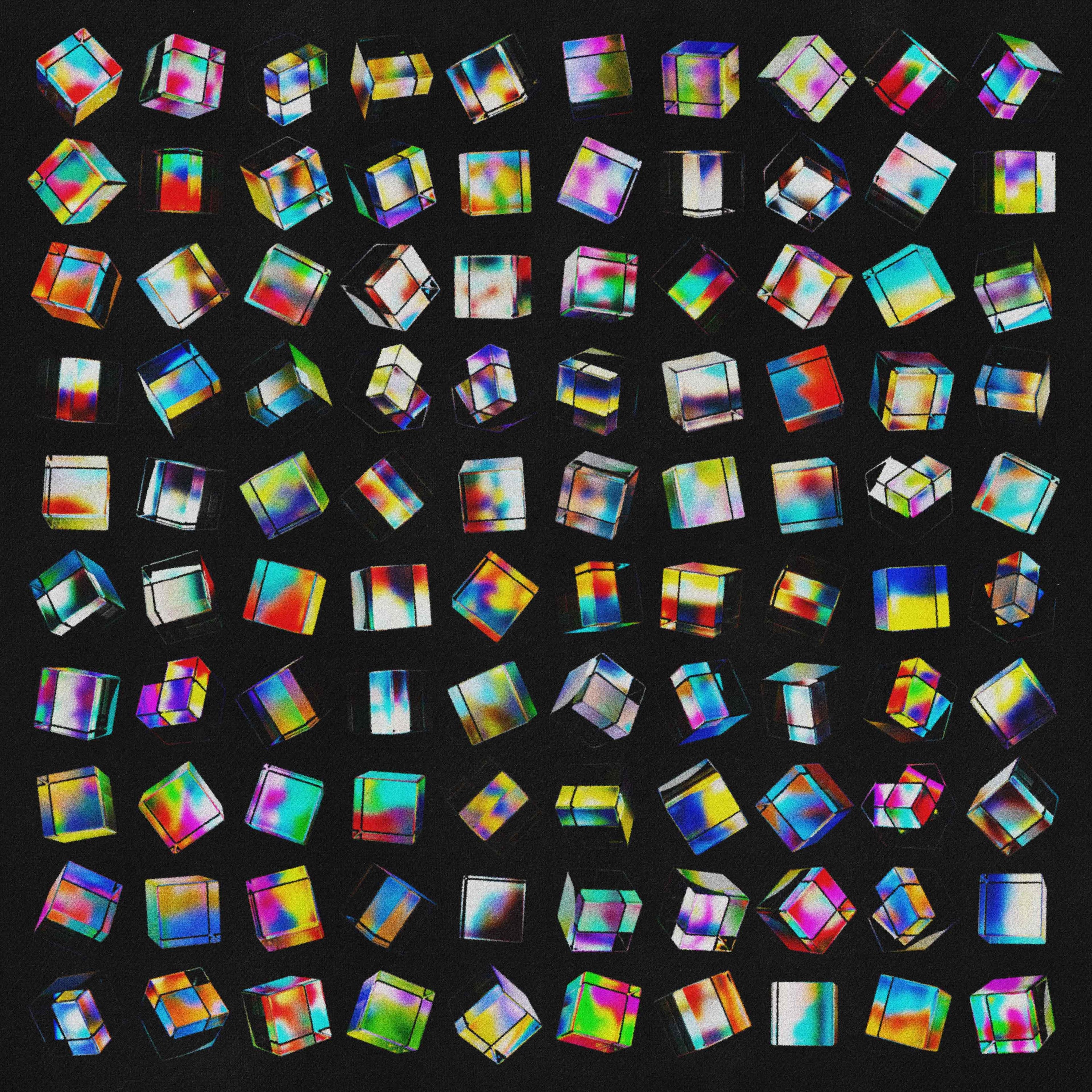 Cubes Pack (Vol.2) Glass 3D Cube Graphics Jason Santos