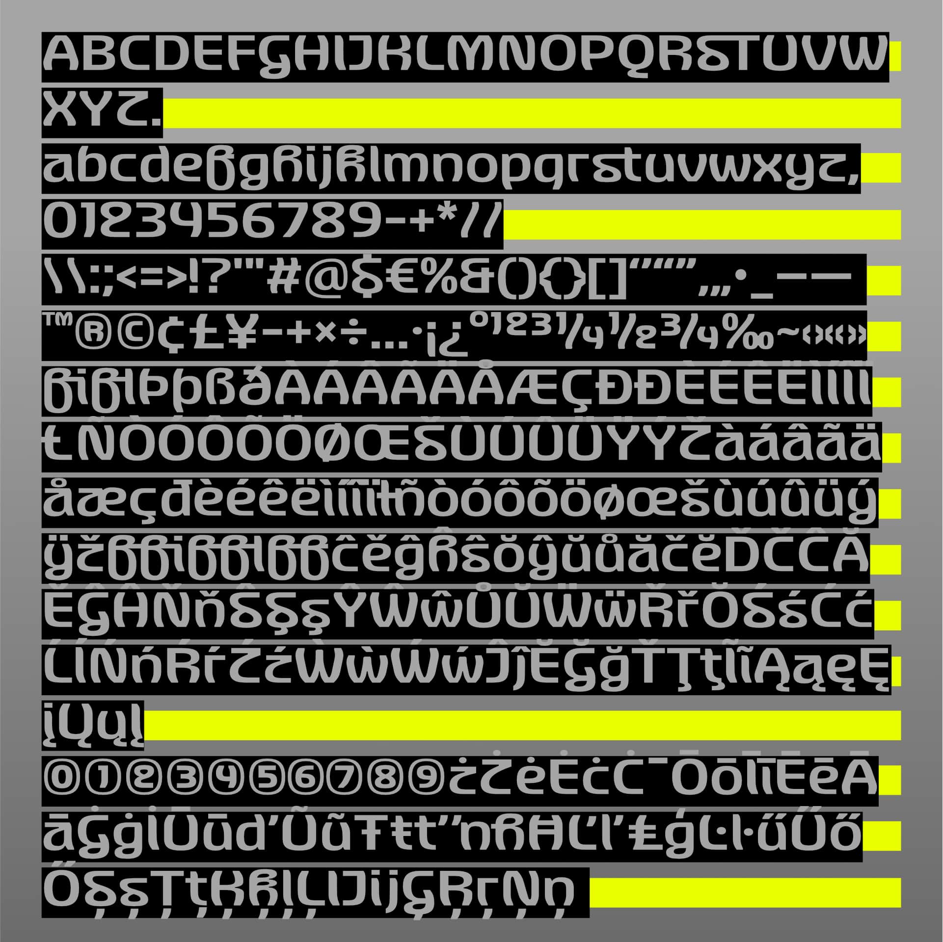 Structur Typeface Jules Rousseau