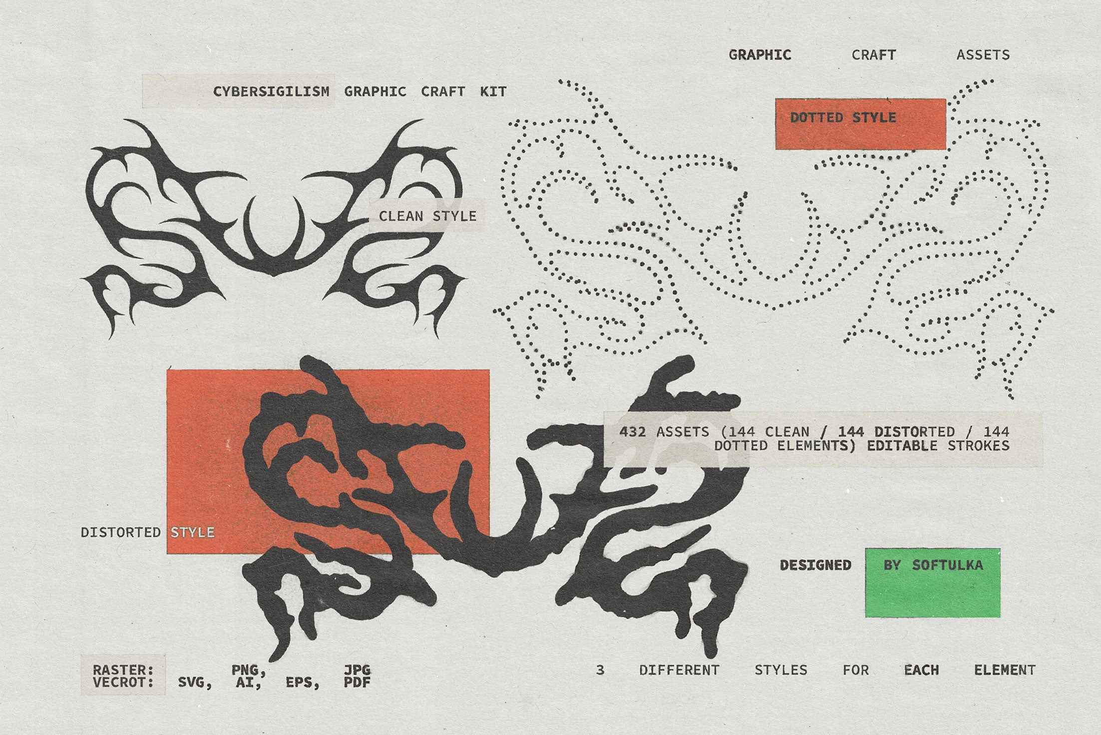 Cybersigil Graphic Craft Kit Softulka
