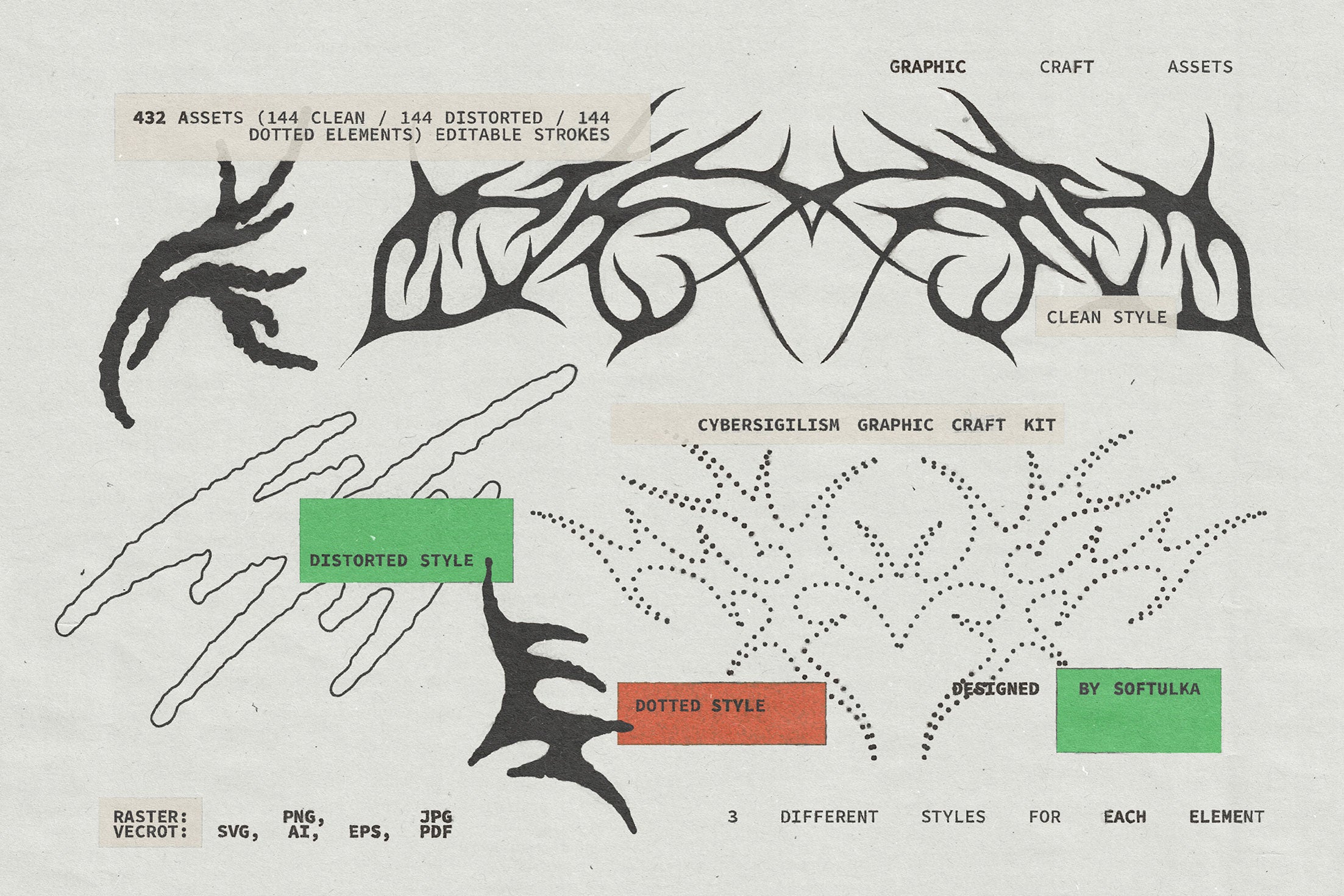 Cybersigil Graphic Craft Kit Softulka