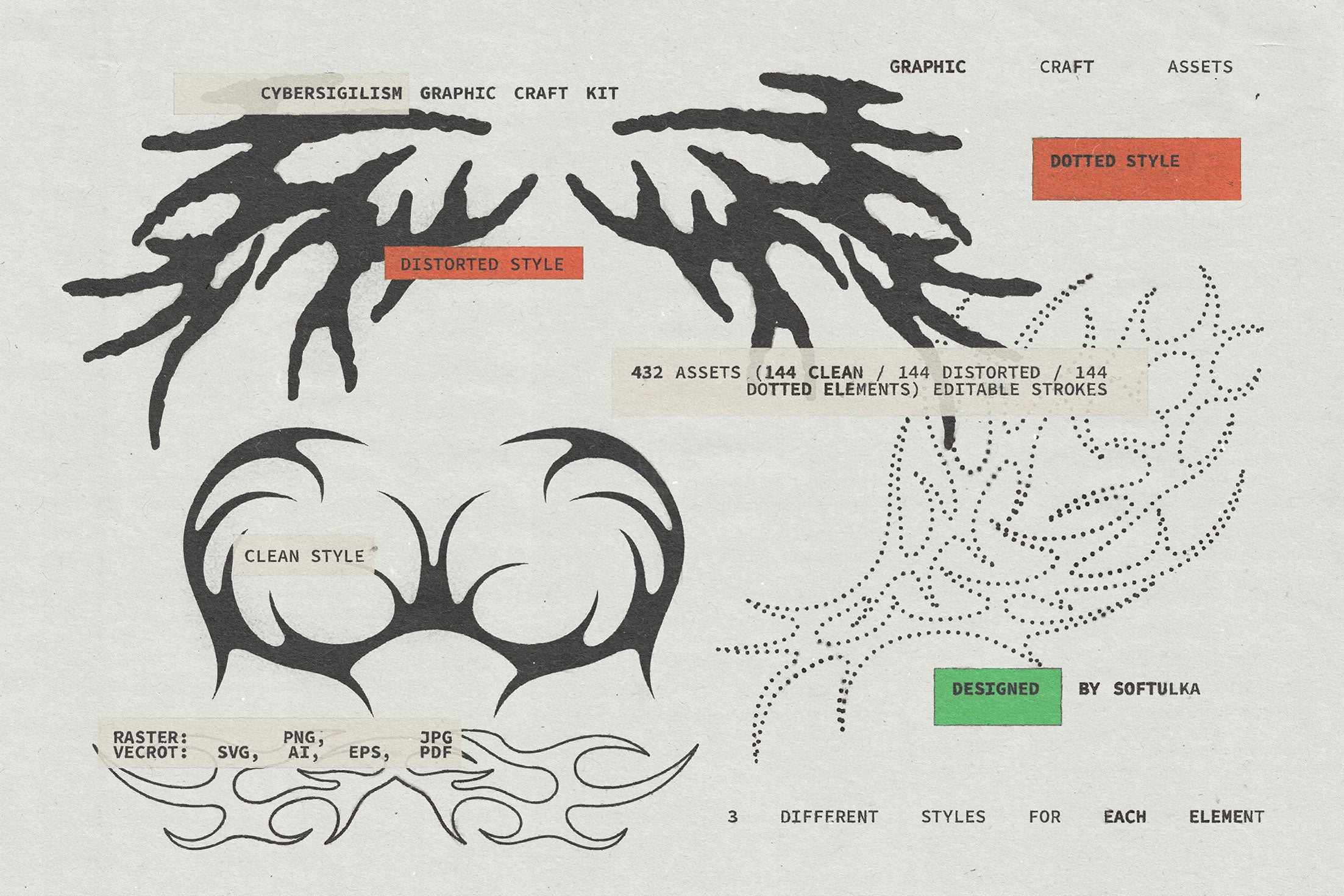 Cybersigil Graphic Craft Kit Softulka