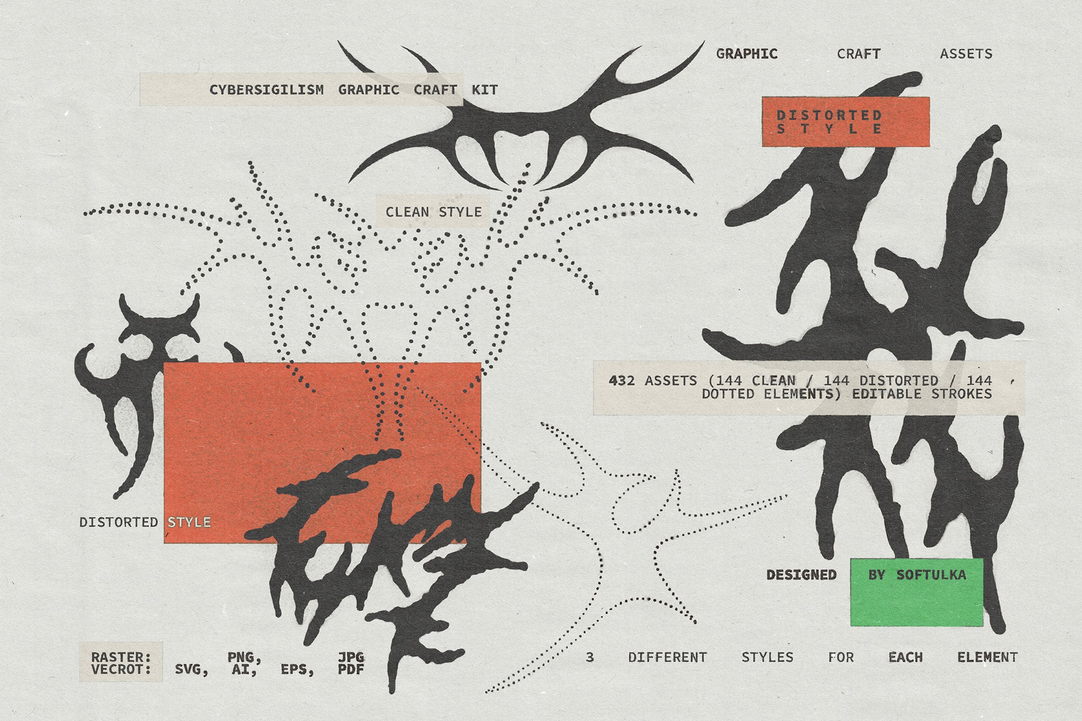 Cybersigil Graphic Craft Kit Softulka