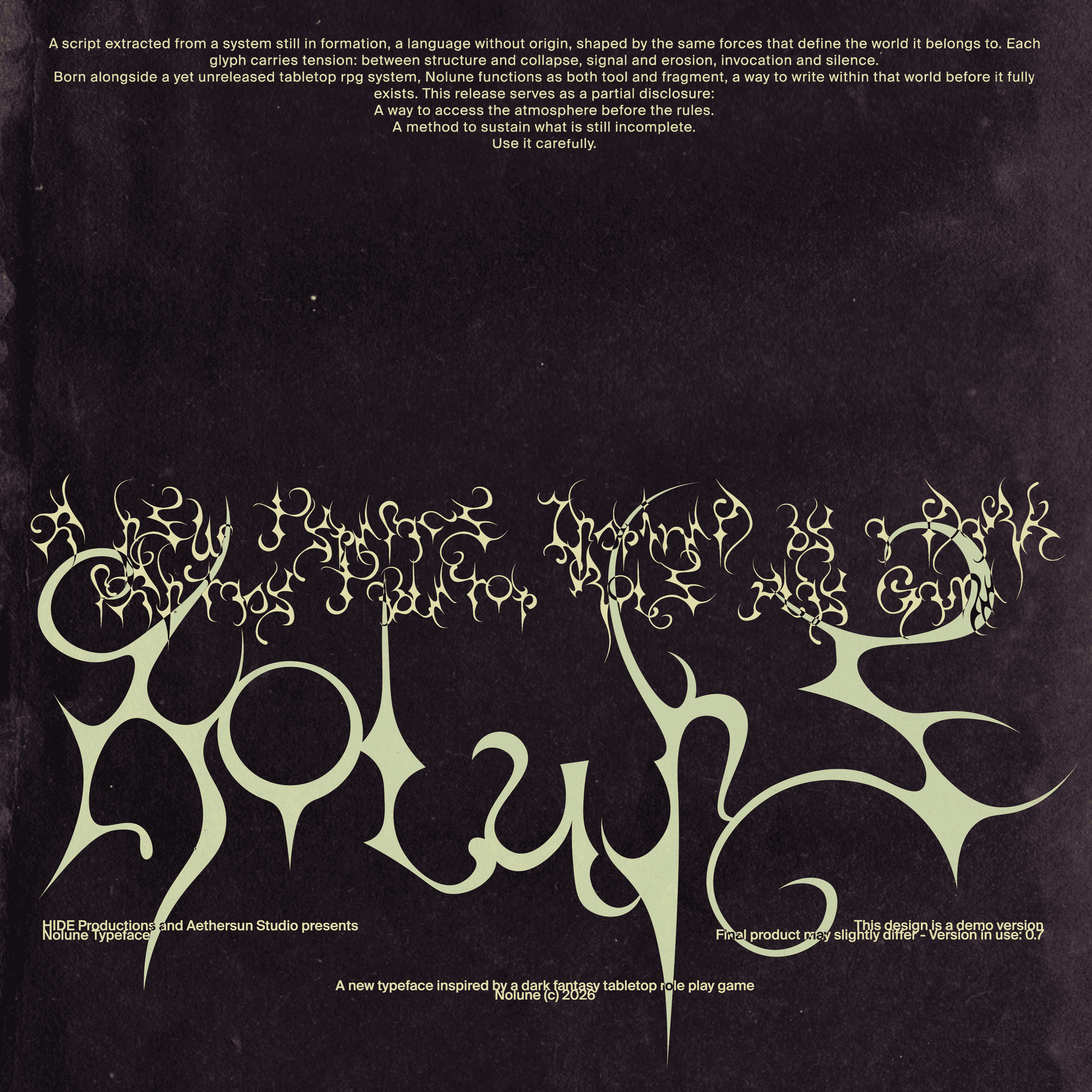Nolune Typeface Alex Ortiga