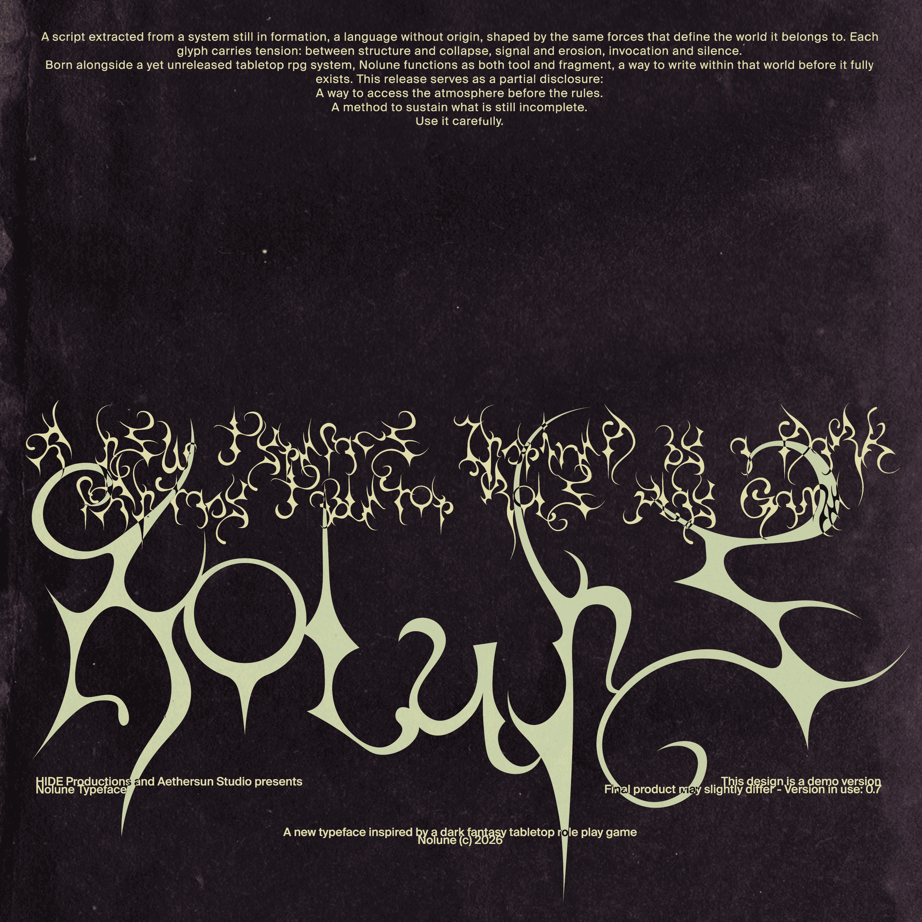 Nolune Typeface Alex Ortiga