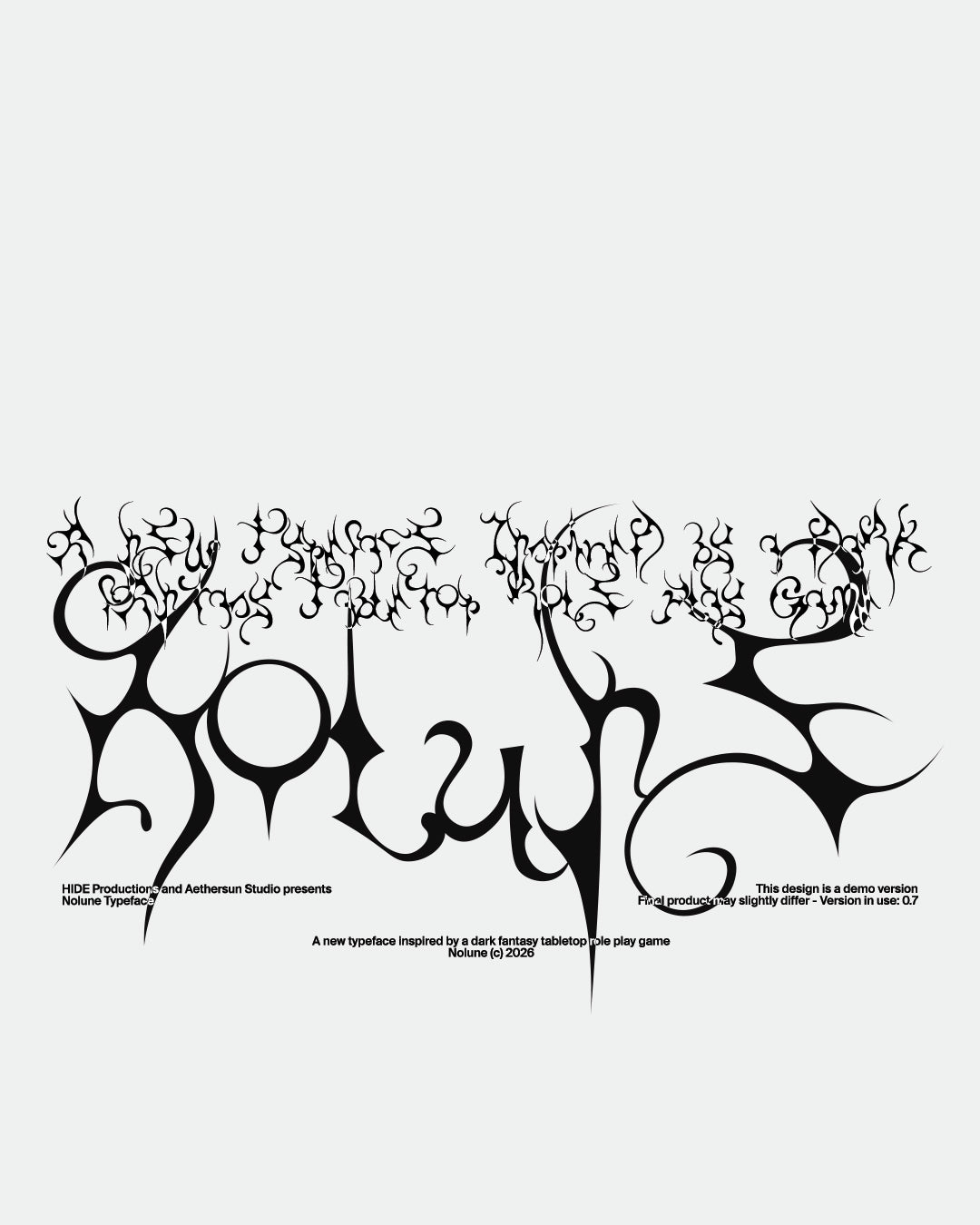 Nolune Typeface Alex Ortiga