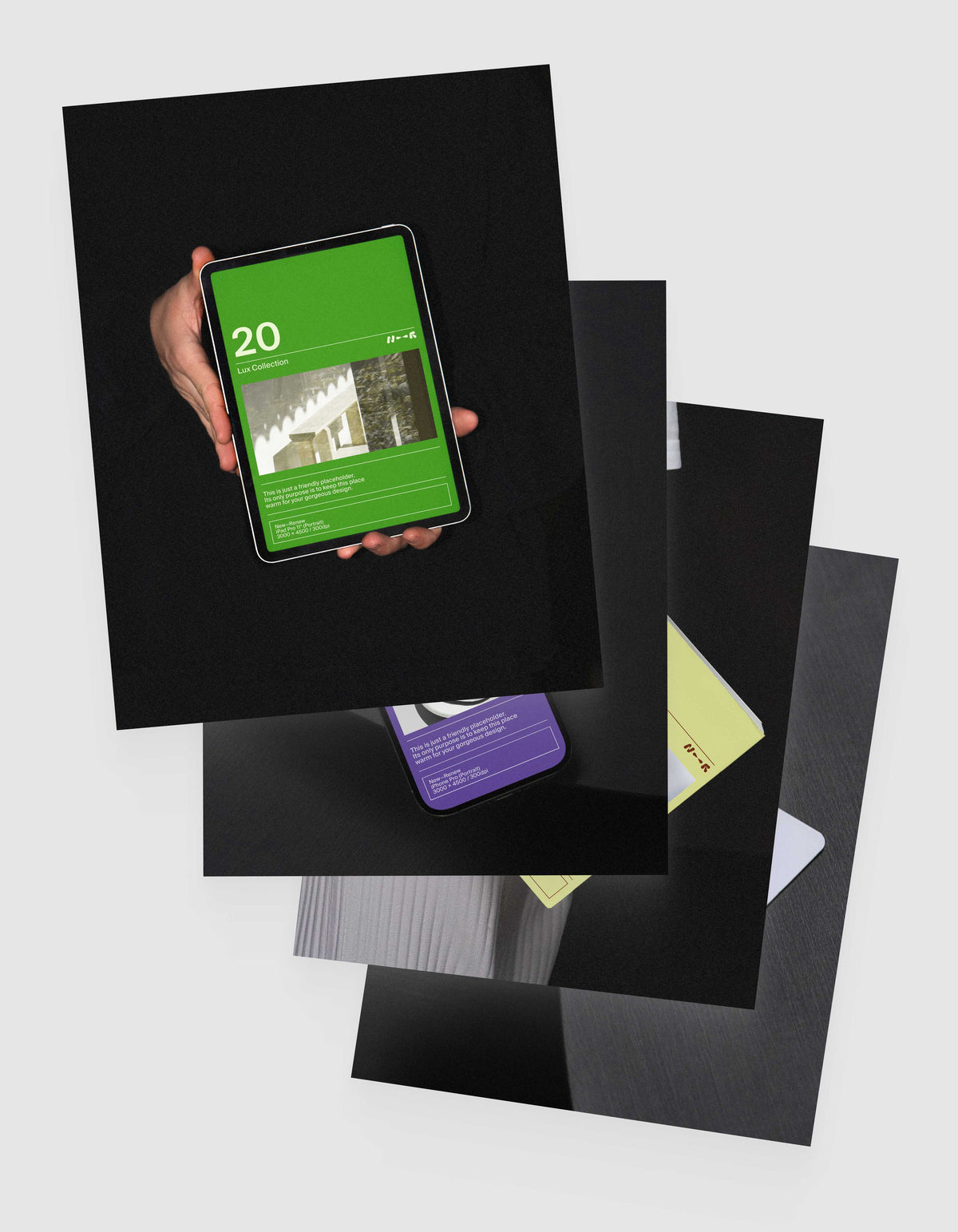 Dark Minimal Mockup Bundle New—Renew