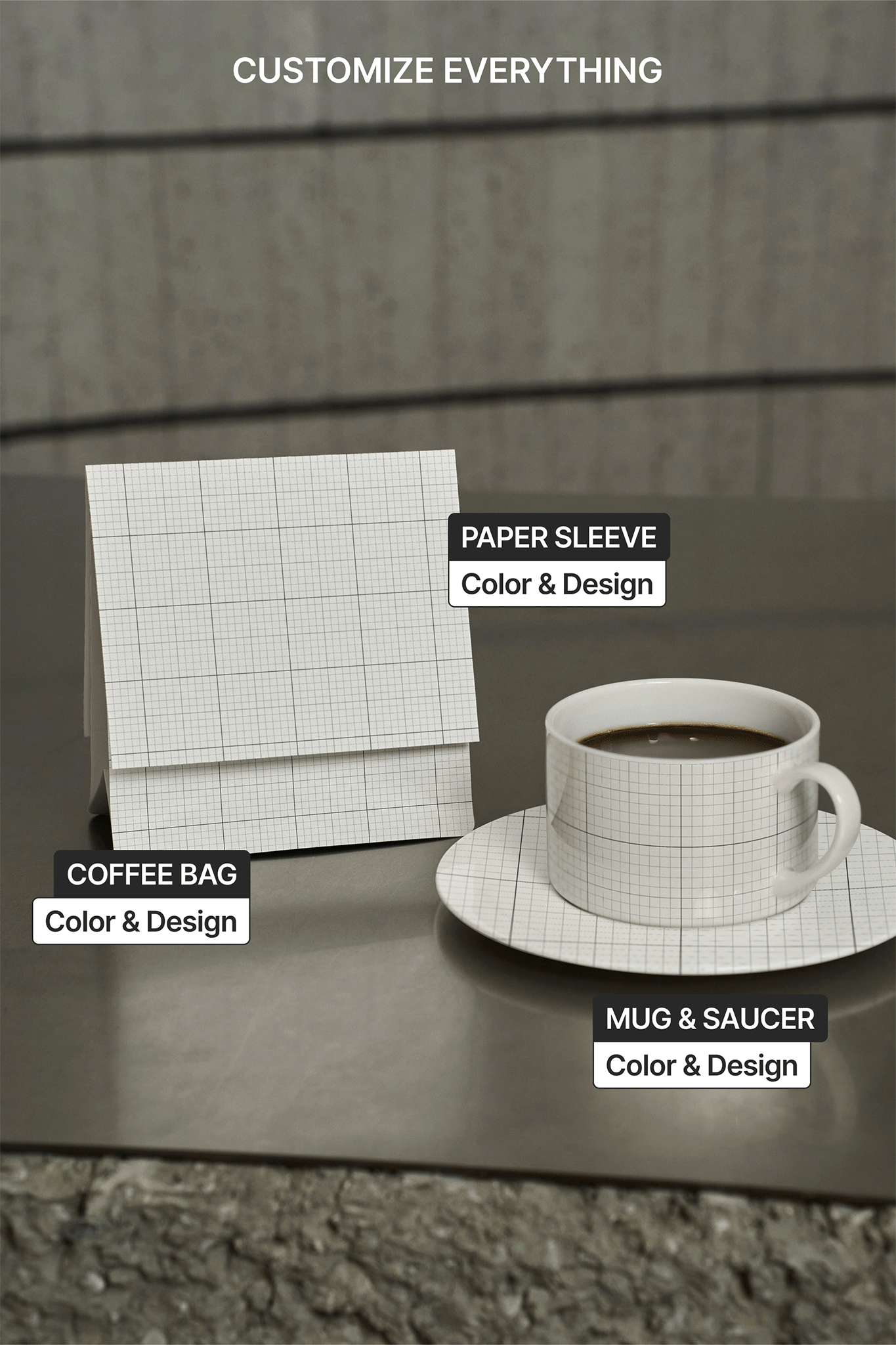 TEA Coffee Bag Mockup 02 Scene Number