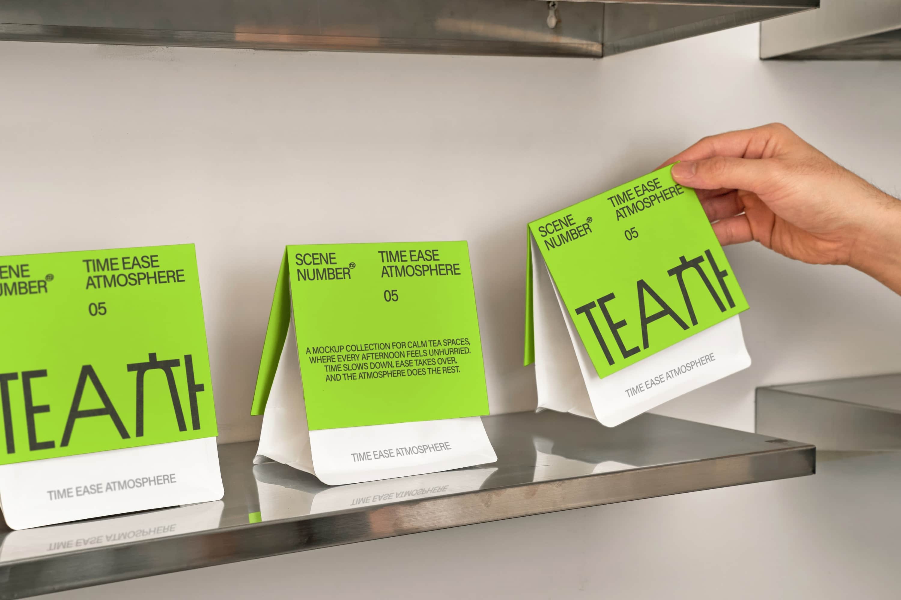 TEA Coffee Bag Mockup 03 Scene Number