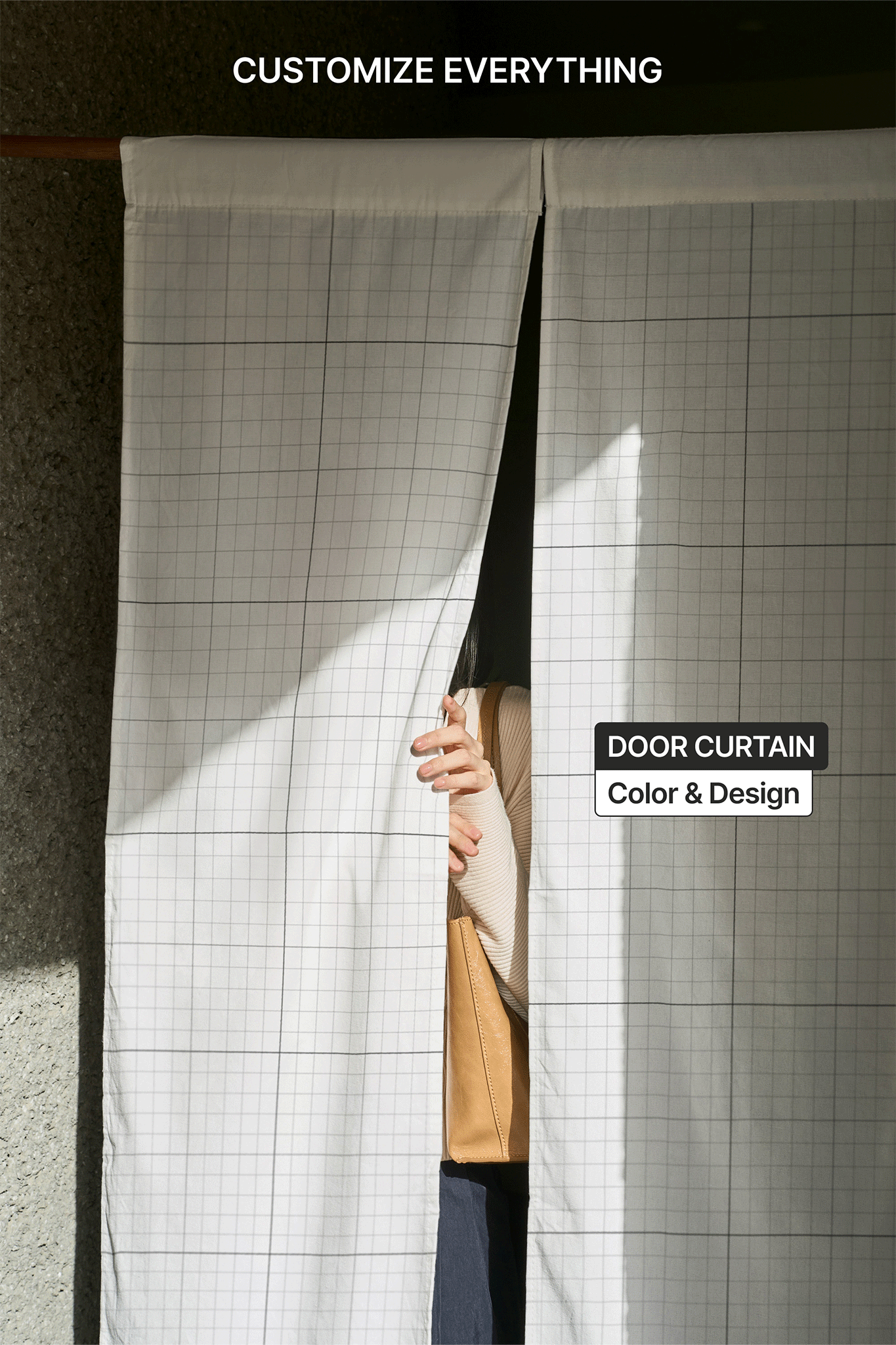 TEA Door Curtain Mockup Scene Number