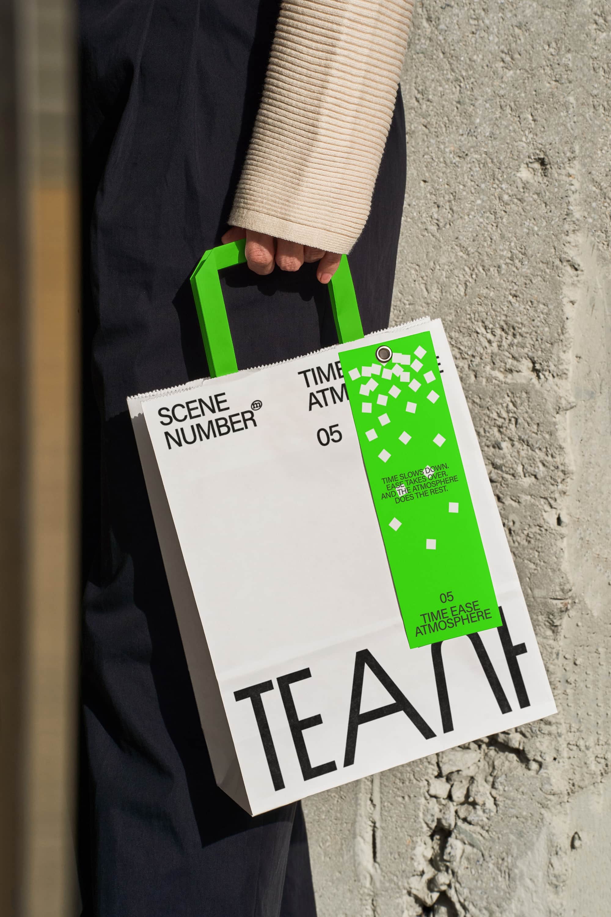 TEA Paper Bag Mockup 02 Scene Number