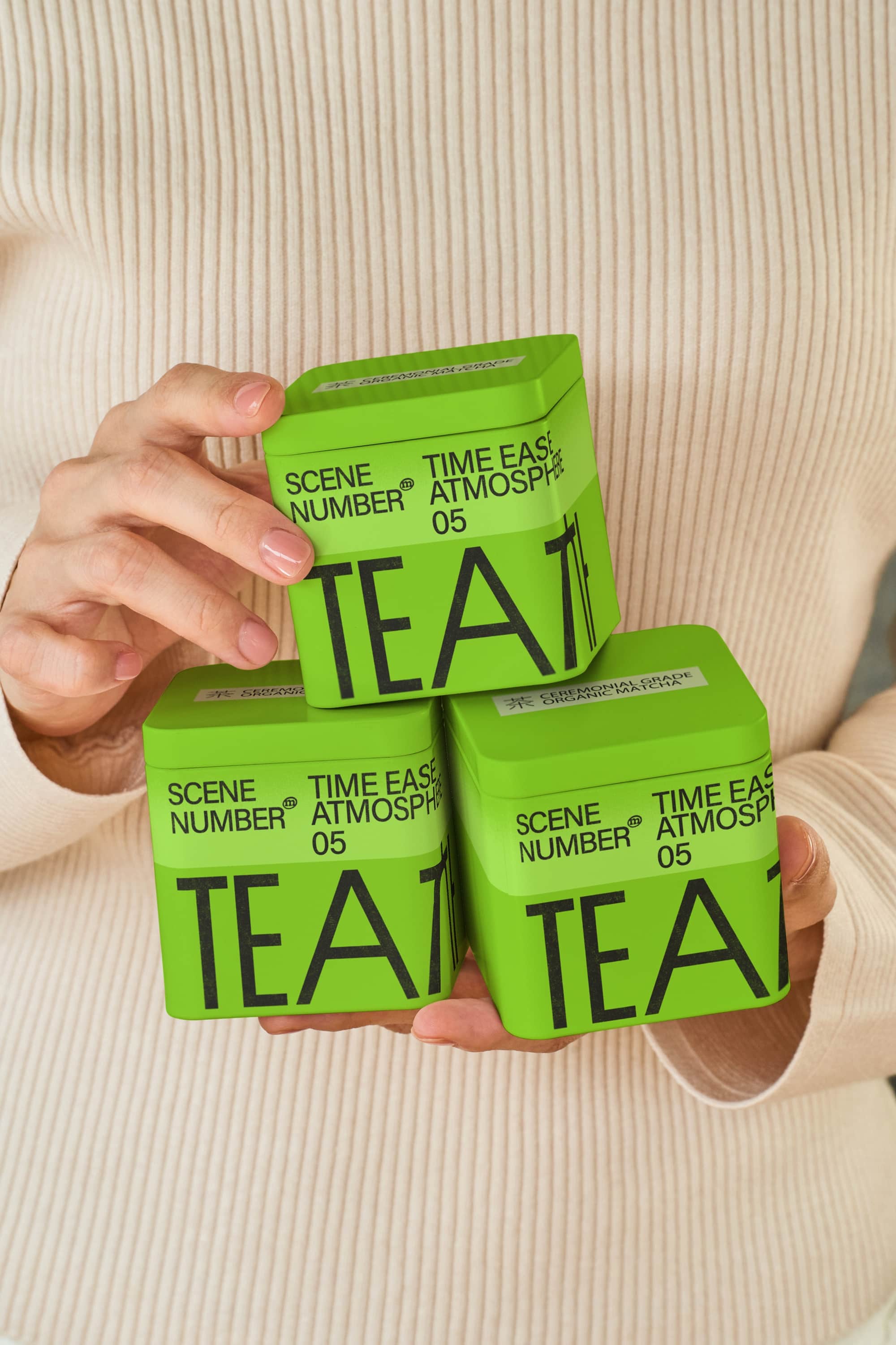 TEA Square Tin Canister Mockup 02 Scene Number