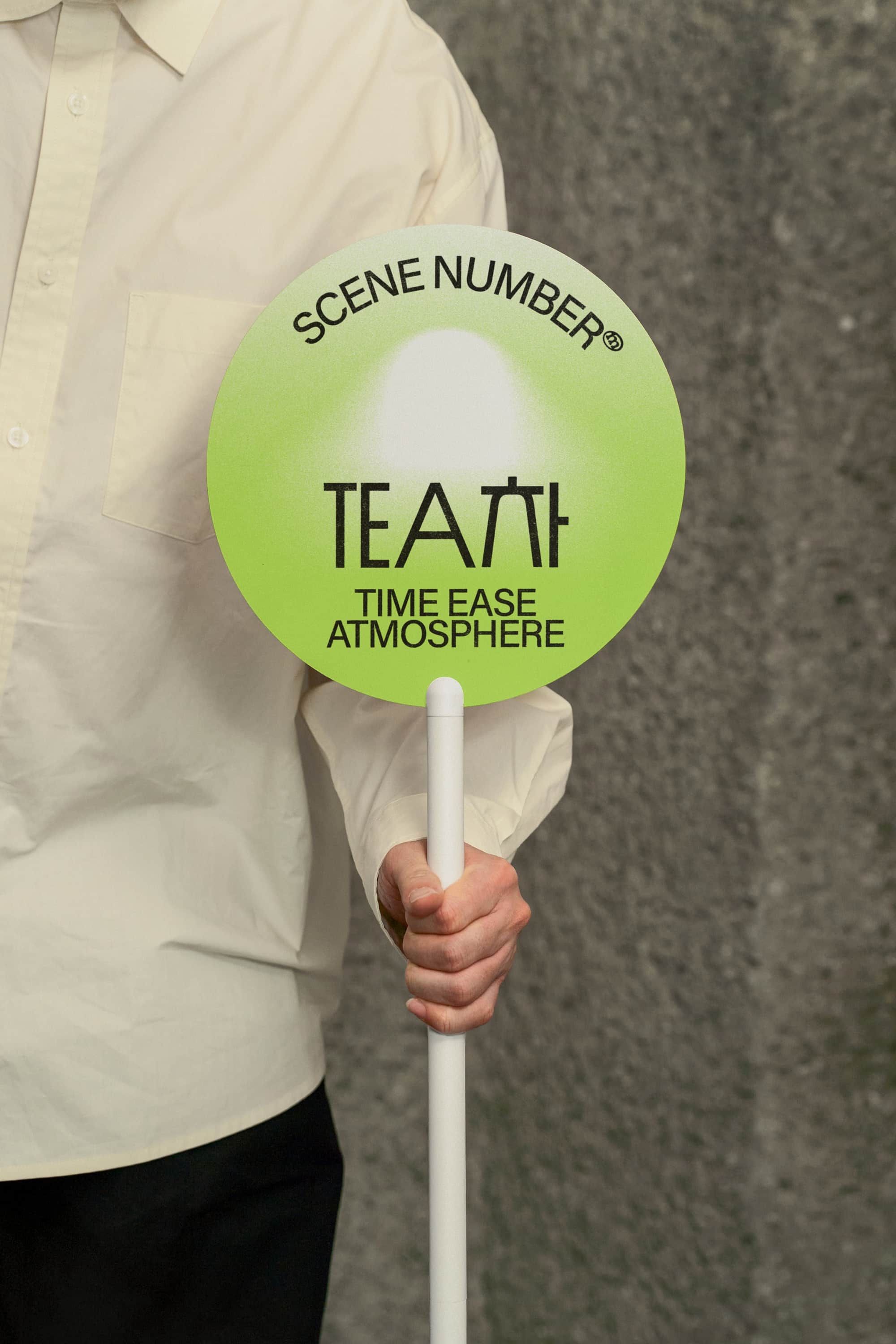 TEA Standing Sign Mockup Scene Number