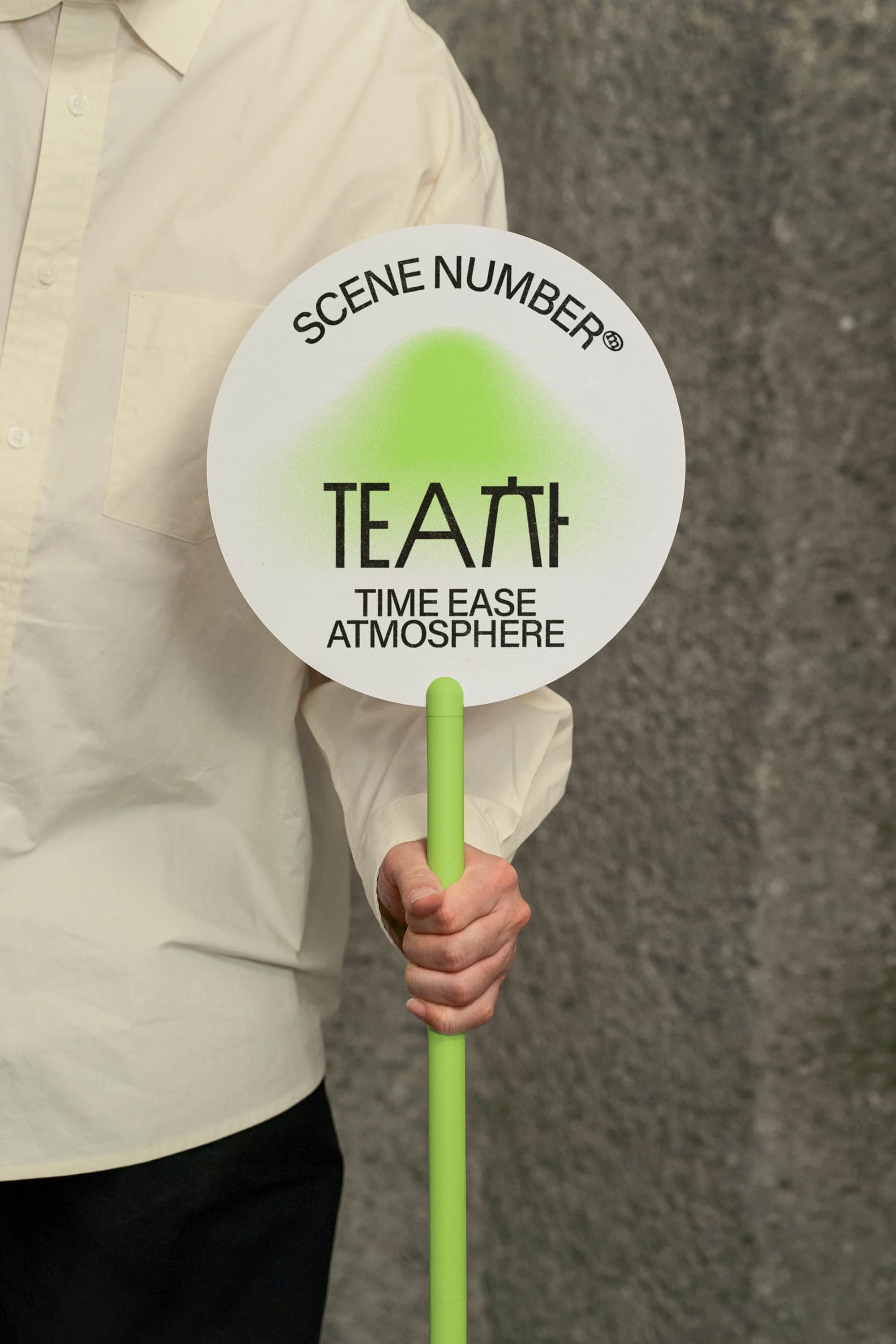 TEA Standing Sign Mockup Scene Number