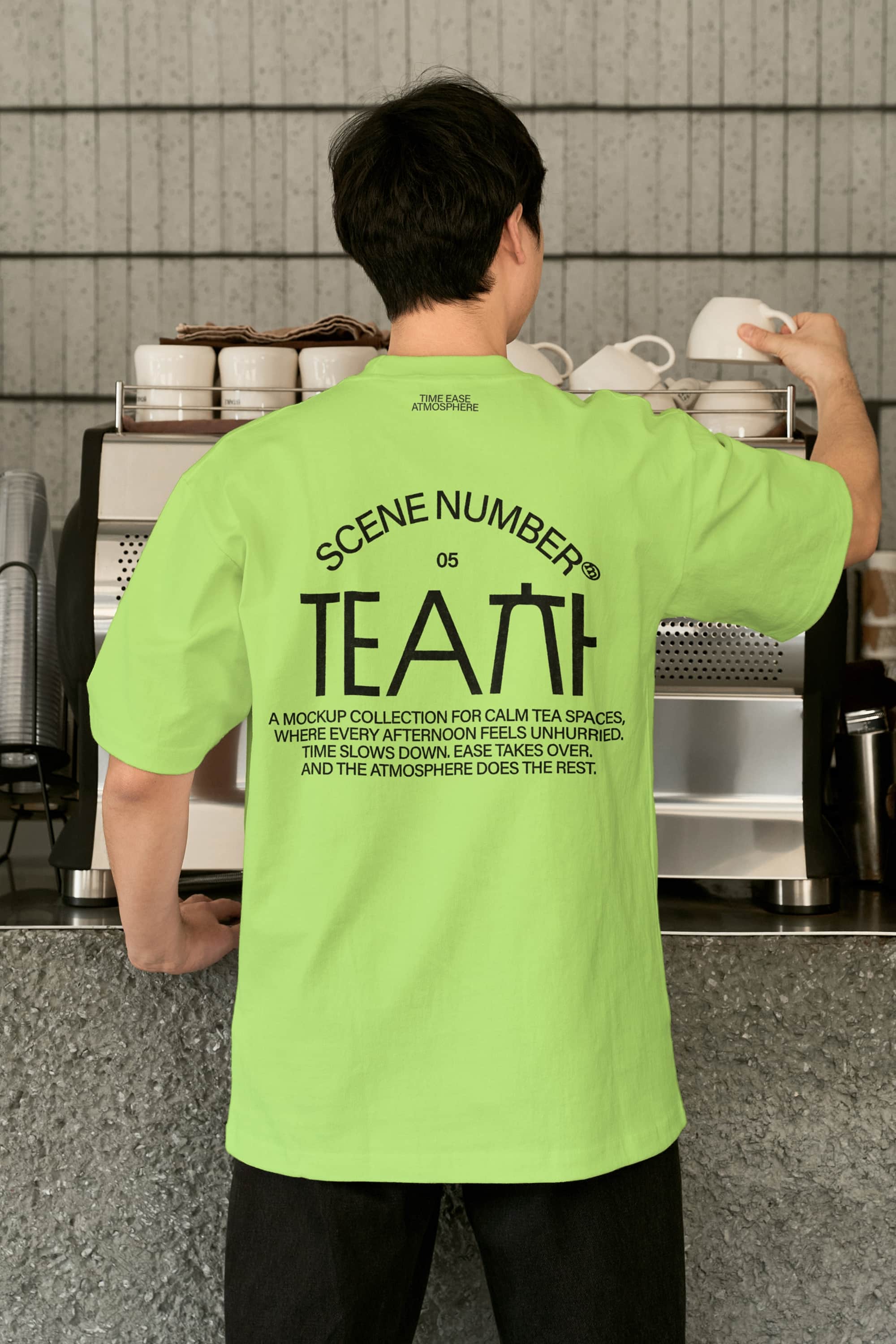 TEA T-Shirt Mockup 01 Scene Number