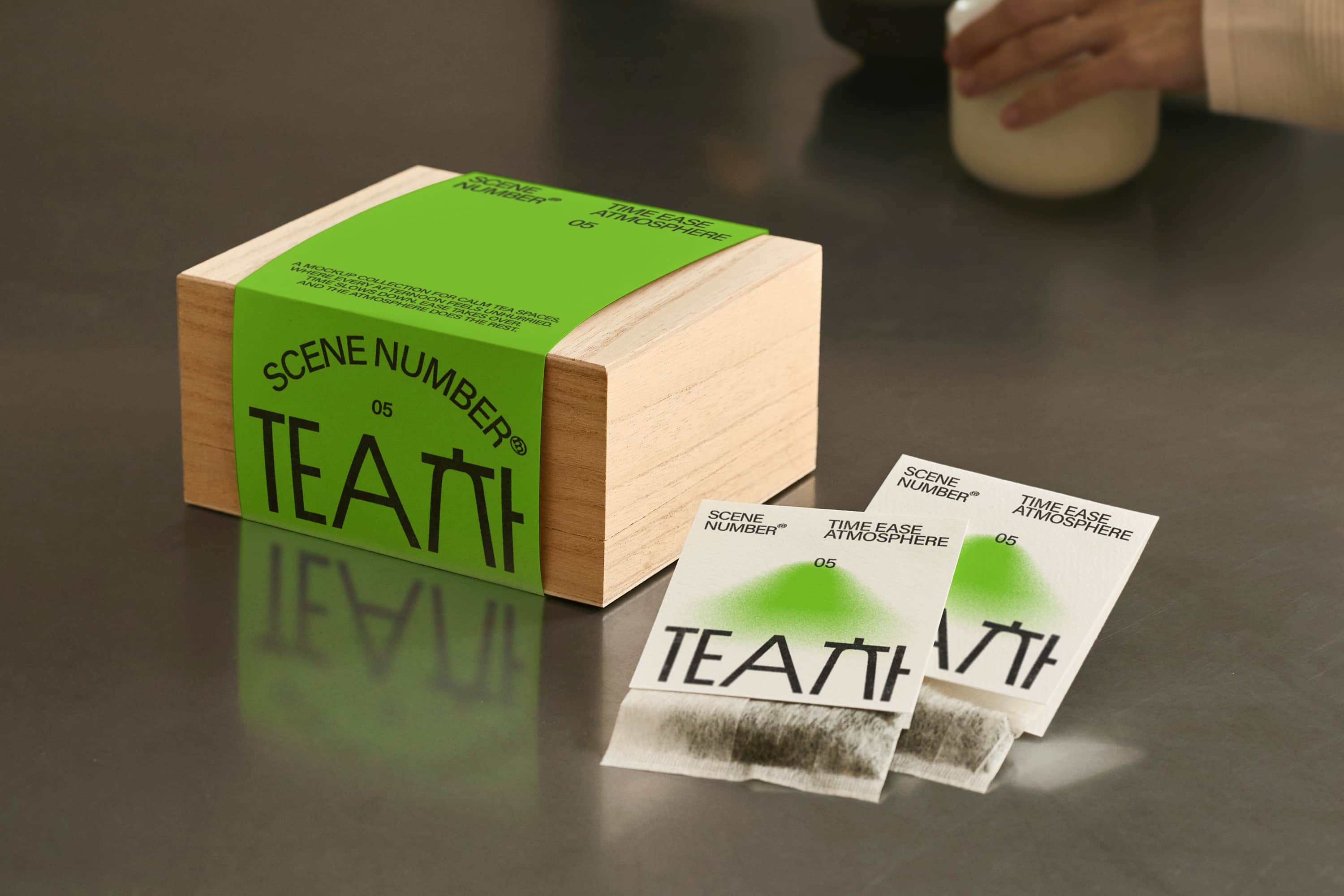 TEA Tea Bag Mockup 05 Scene Number