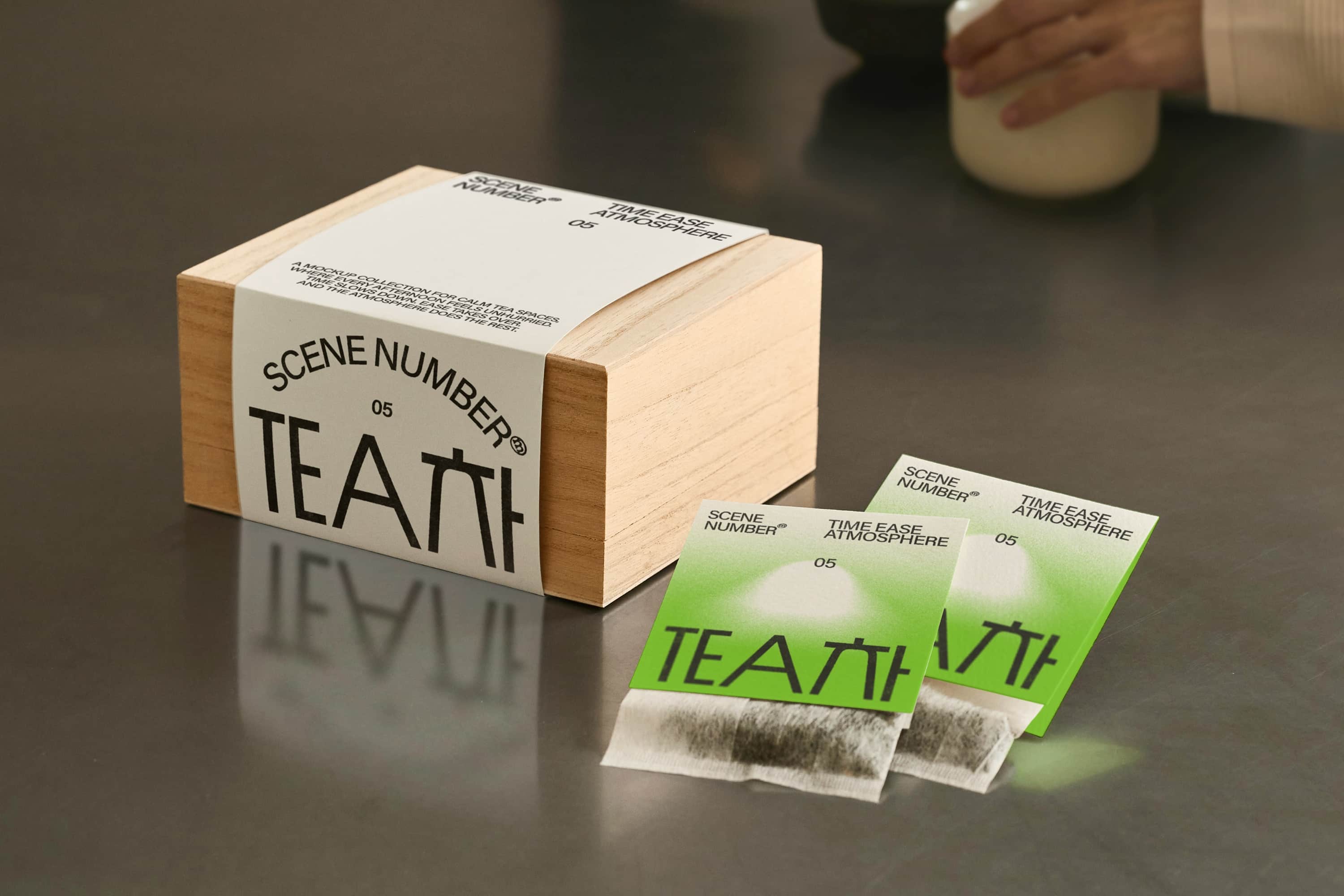 TEA Tea Bag Mockup 05 Scene Number