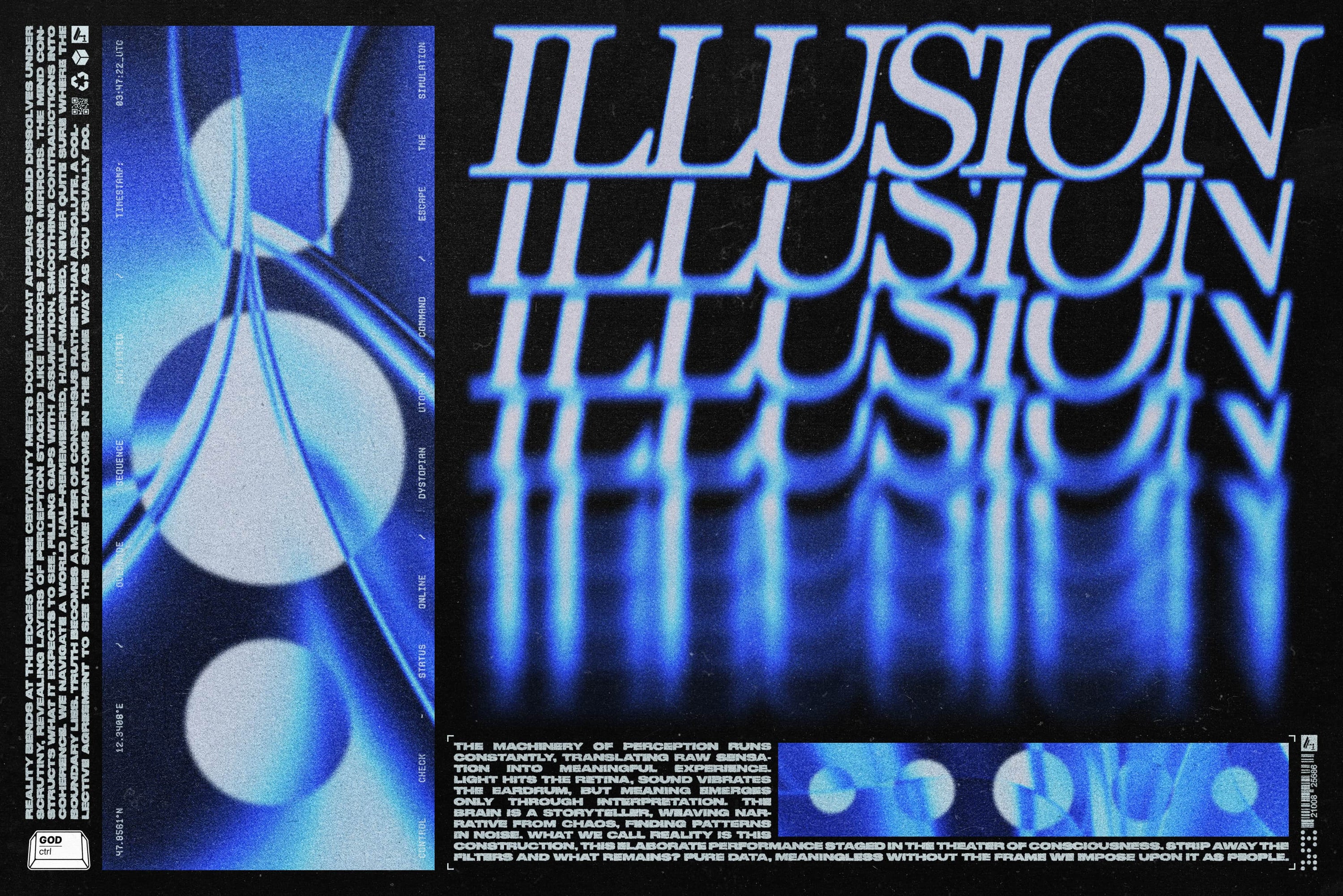 Diffusion Text Effect God Control