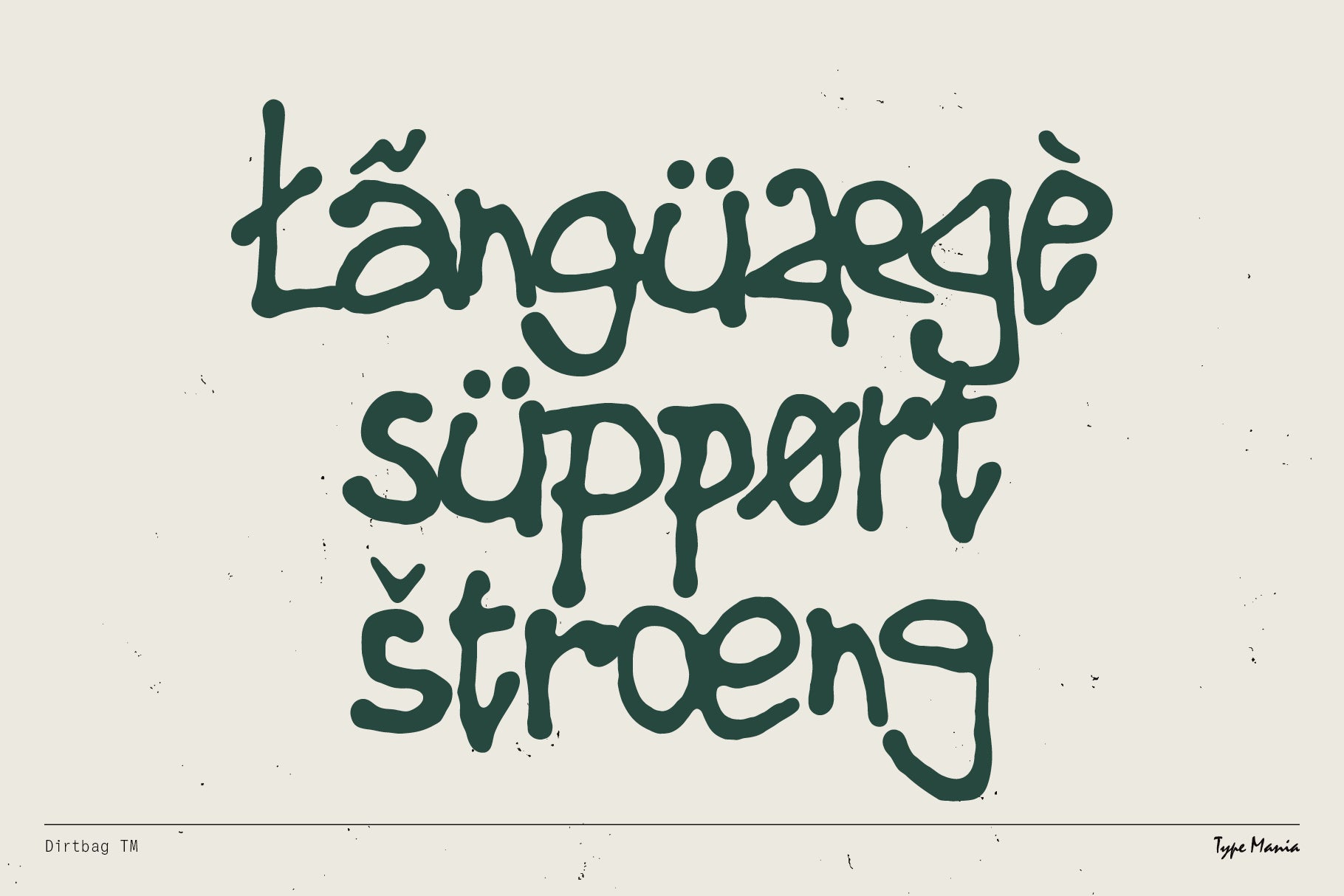 Dirtbag TM Type Mania