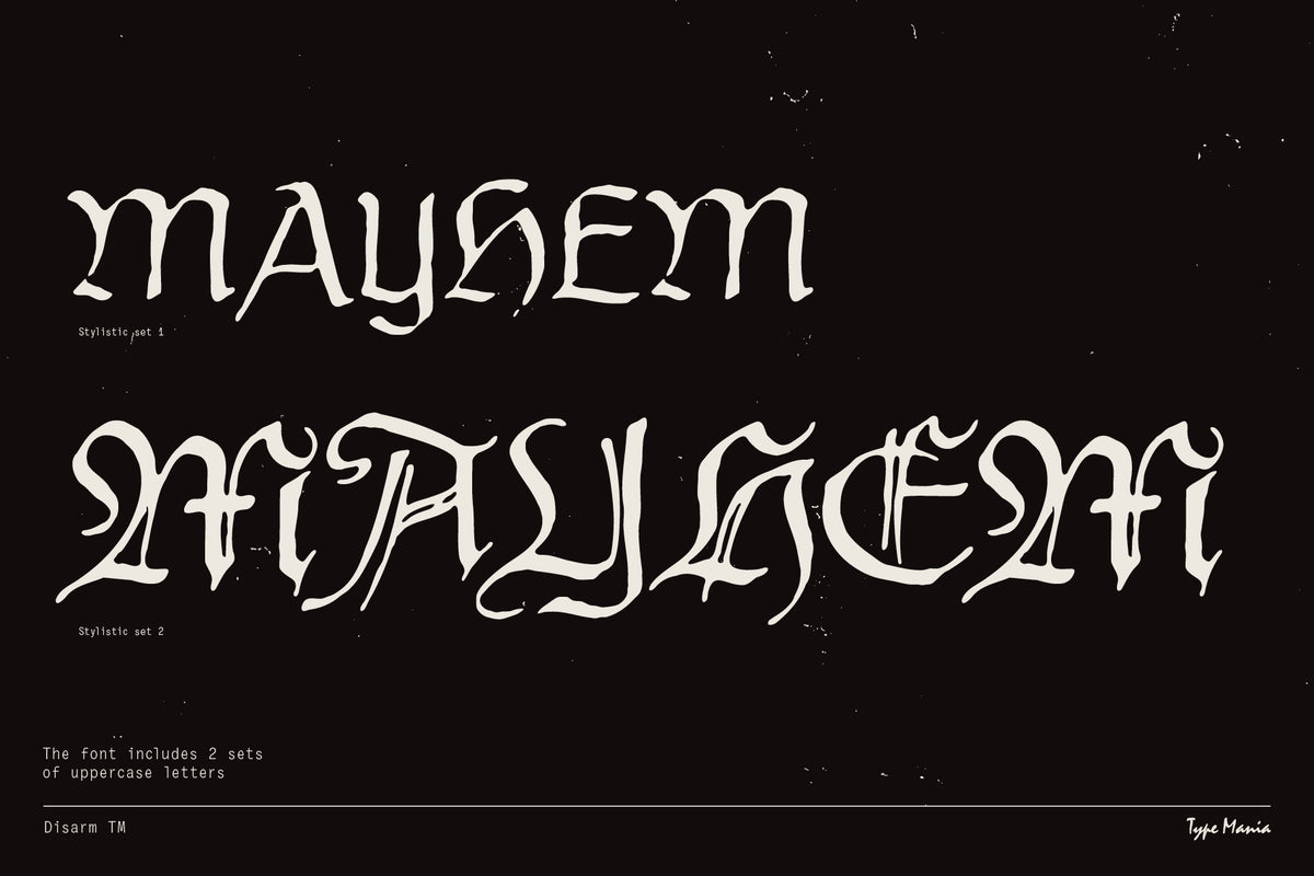 Disarm TM Type Mania