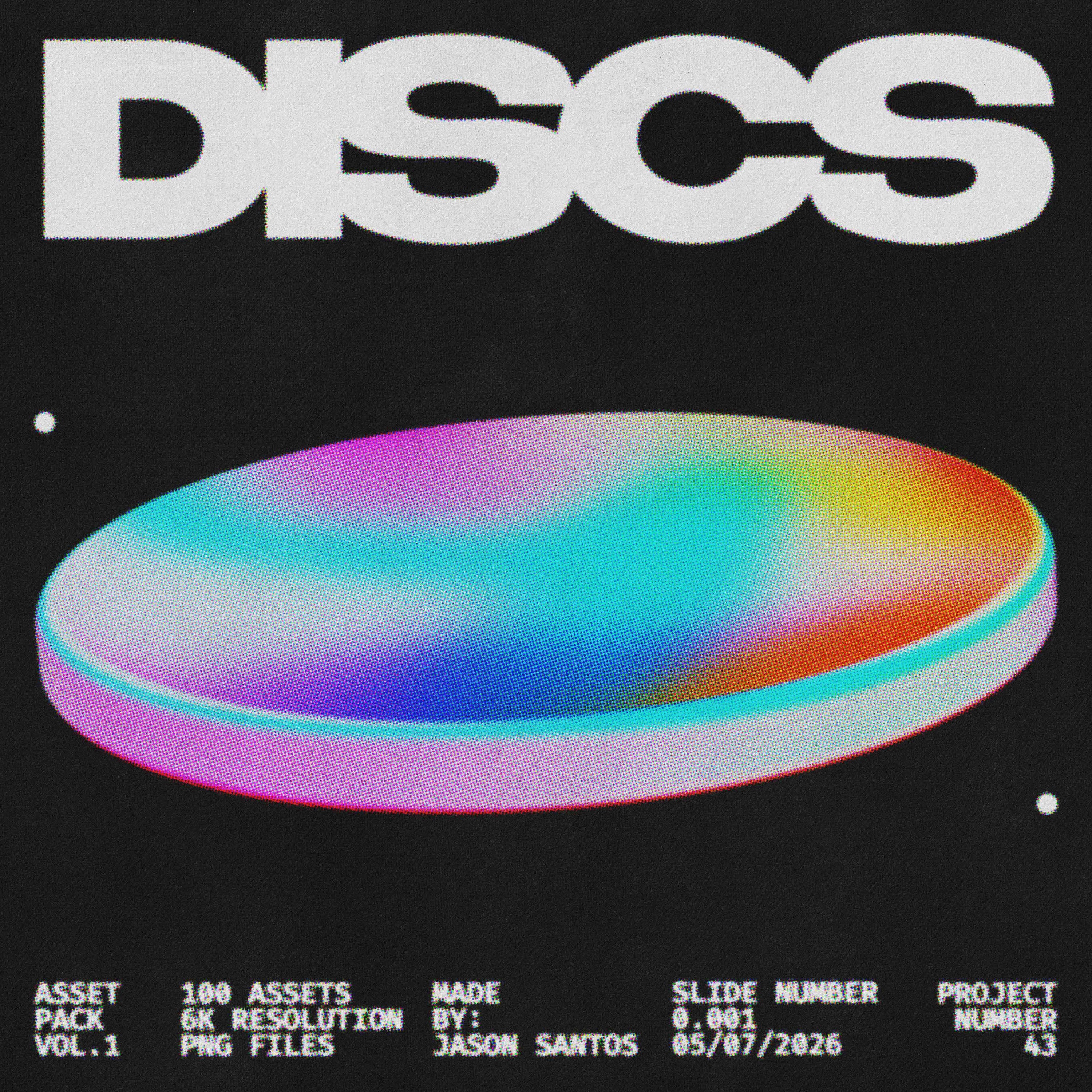 Discs Pack (Vol.1) Chrome 3D Disc Graphics Jason Santos