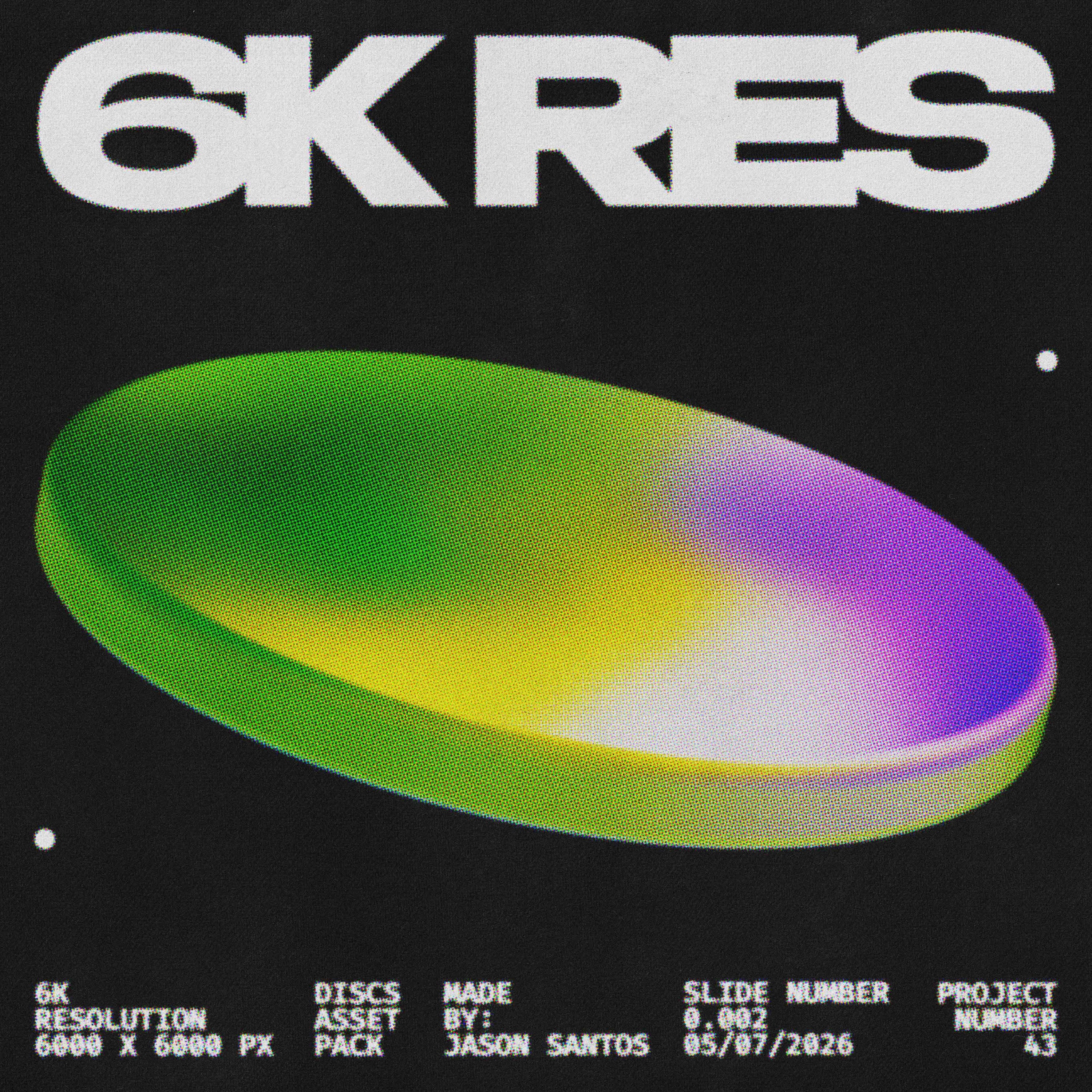 Discs Pack (Vol.1) Chrome 3D Disc Graphics Jason Santos