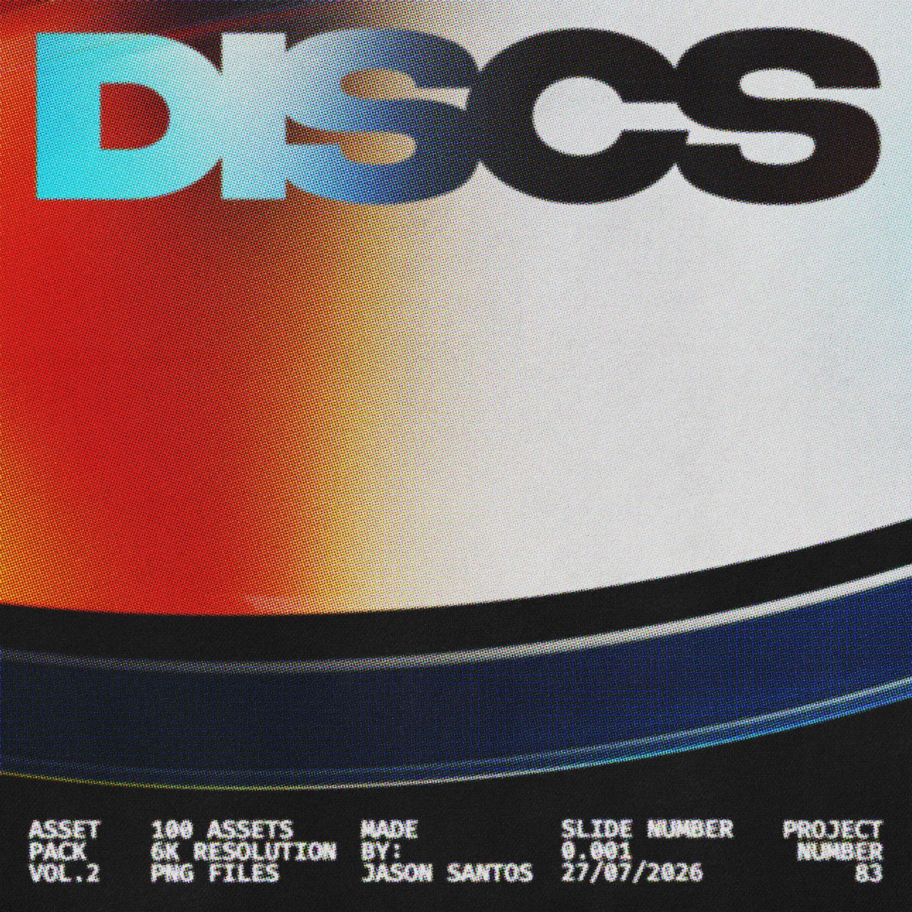 Discs Pack (Vol.2) Glass 3D Disc Graphics Jason Santos