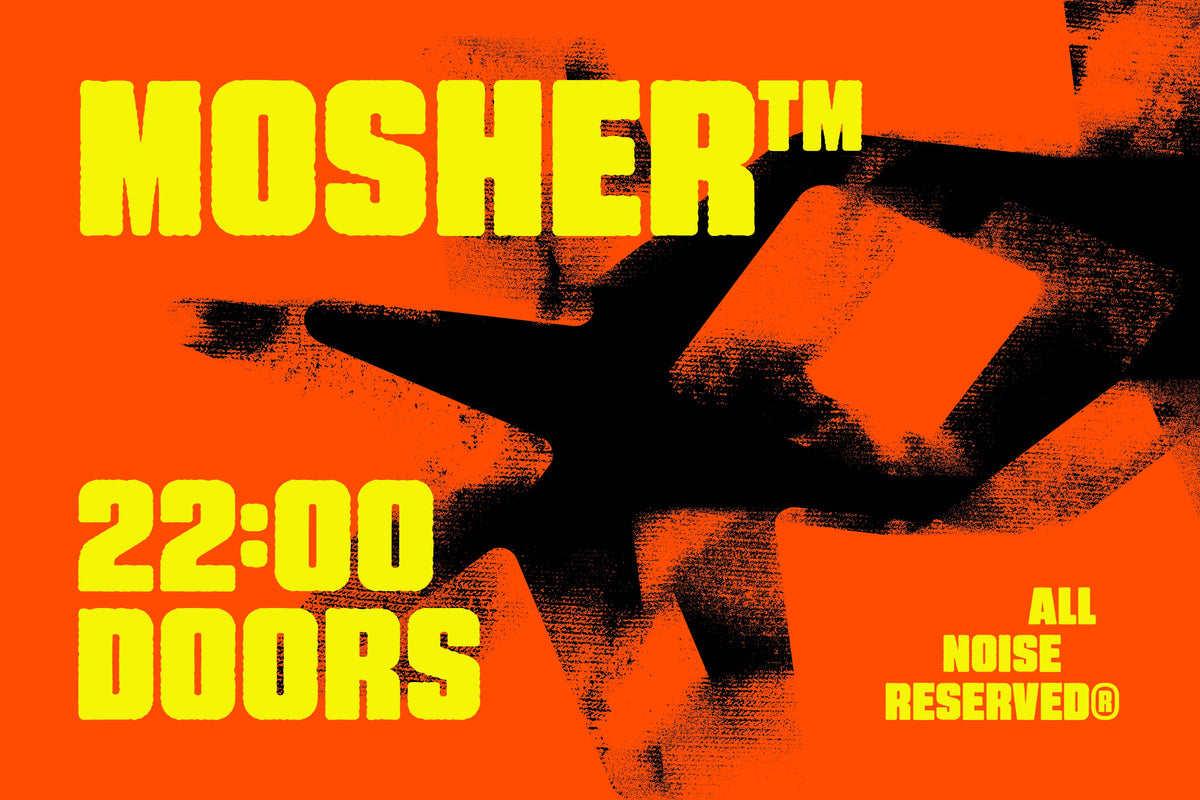 Mosher Distressed Display Font Pixelbuddha