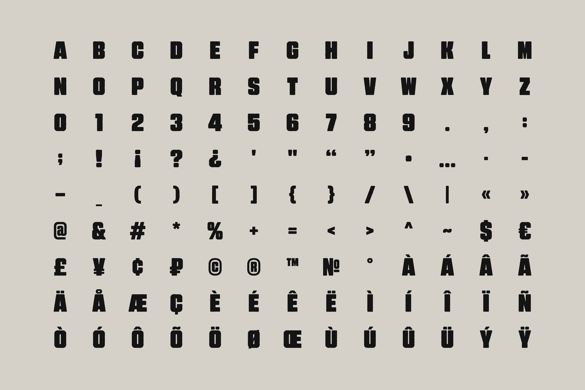 Mosher Distressed Display Font Pixelbuddha