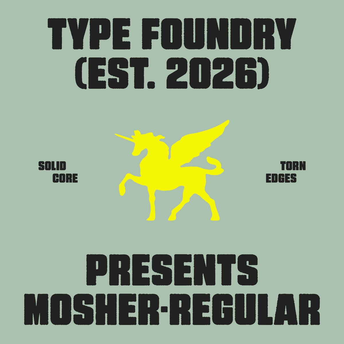 Mosher Distressed Display Font Pixelbuddha