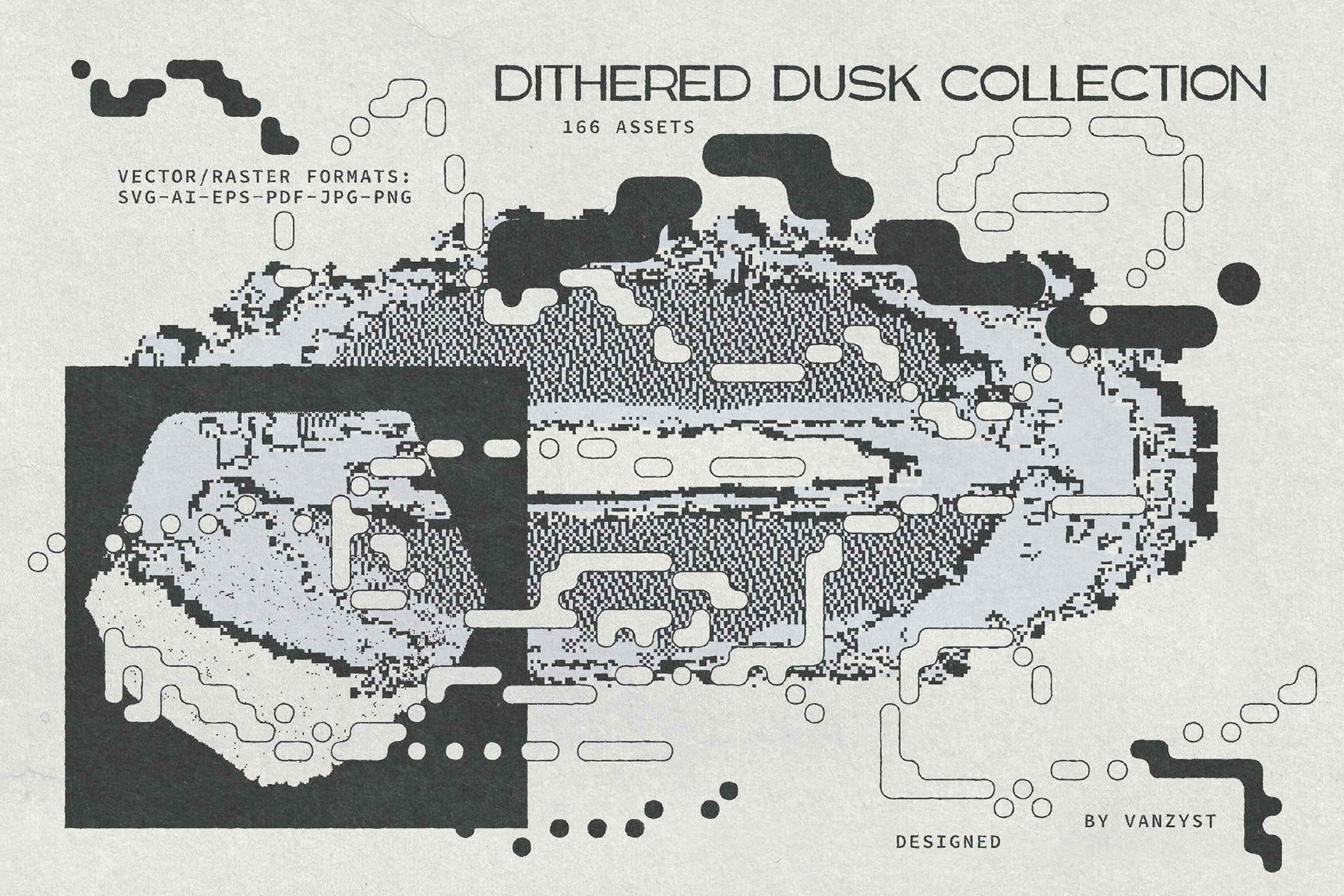 Dithered Dusk Graphic Collection Vanzyst